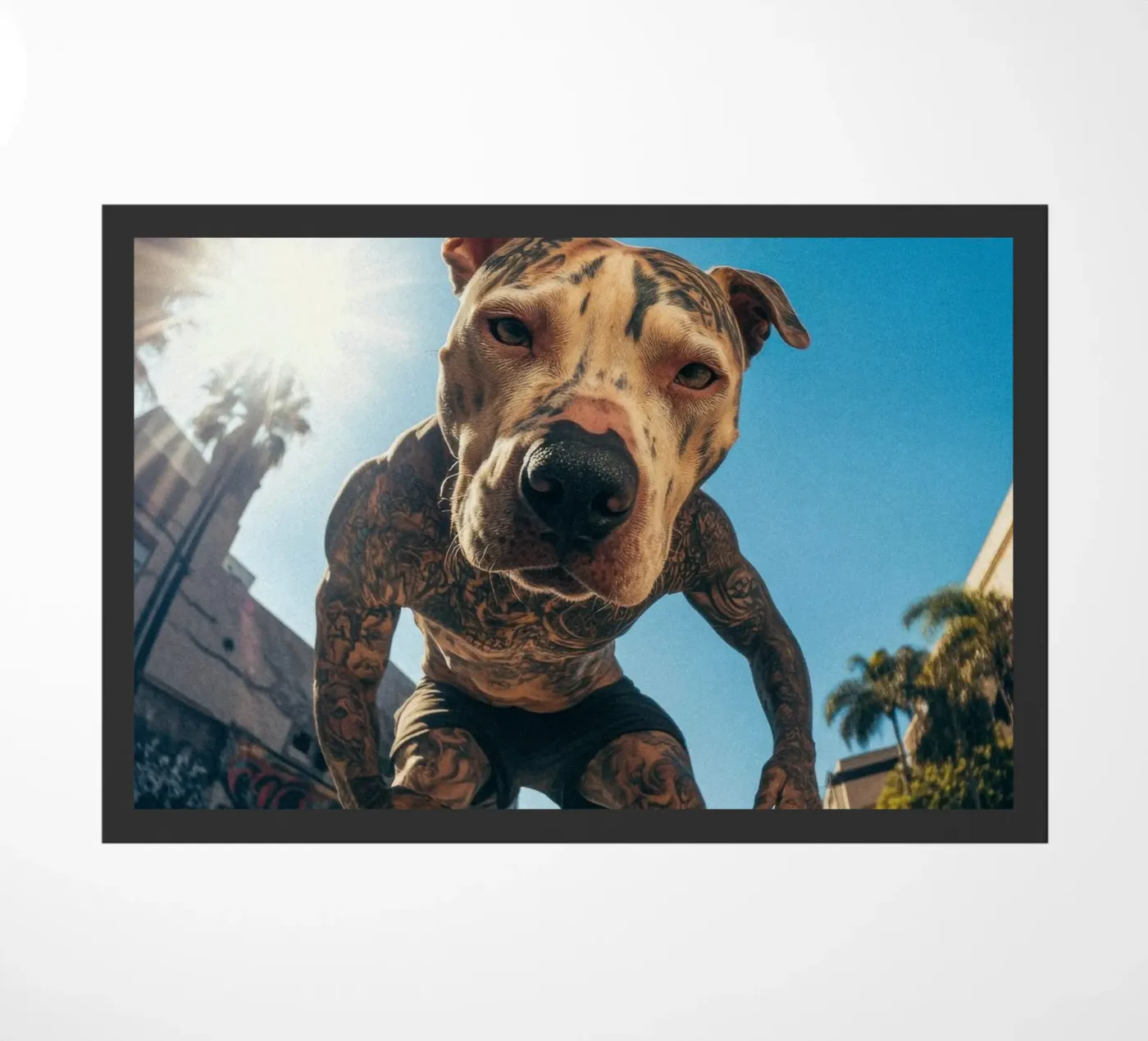 Blaze deurmat van Affiches Chien Originales – Dogland