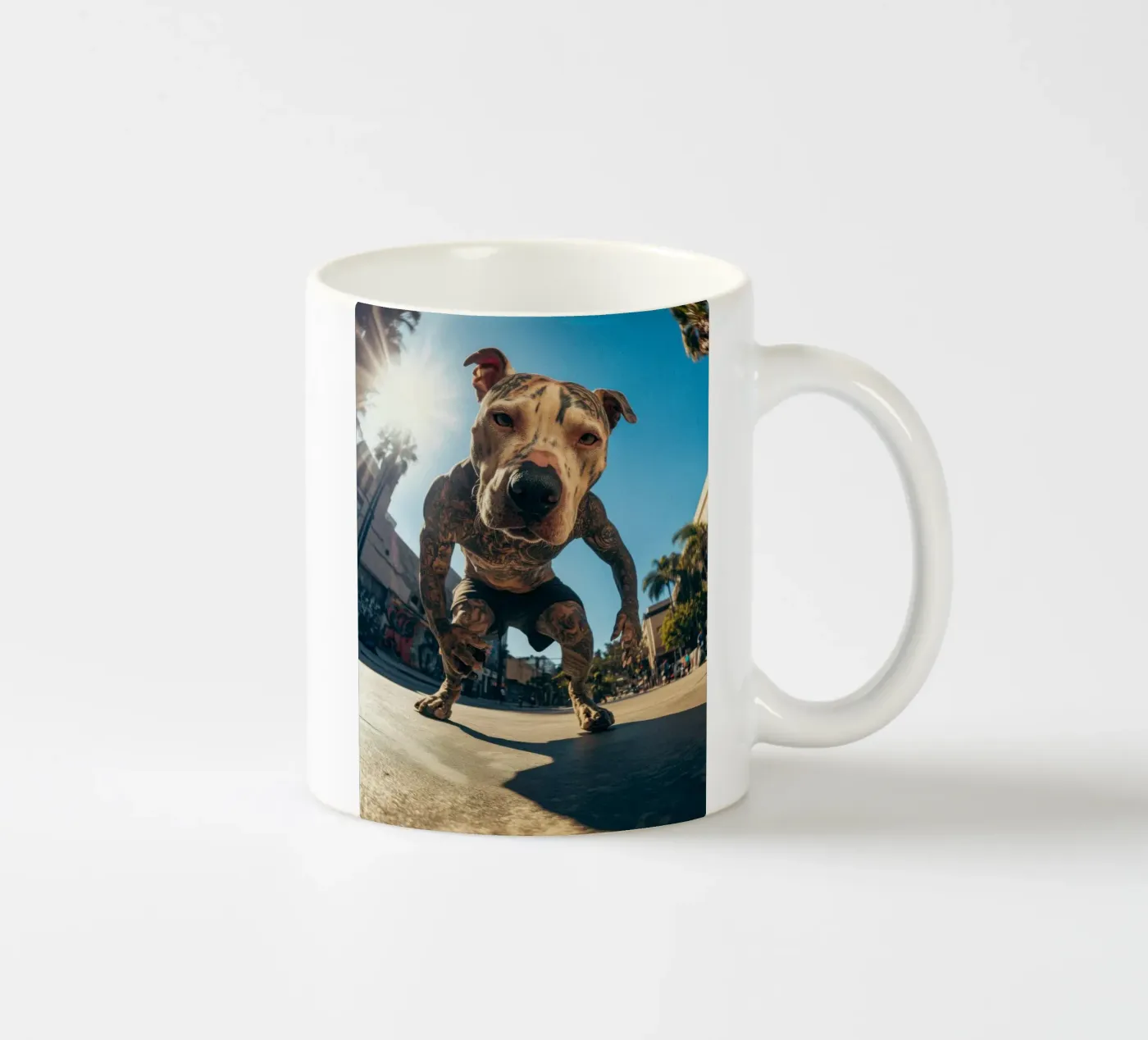 Blaze ceramic mug by Affiches Chien Originales – Dogland