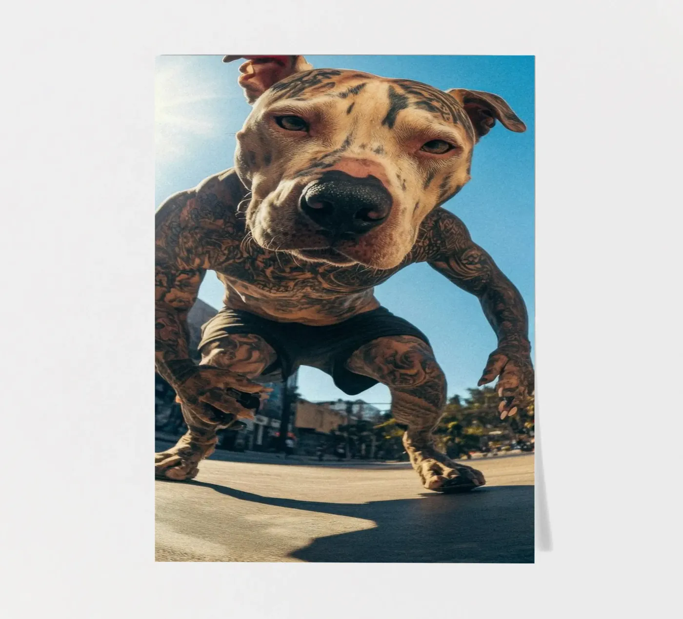 Blaze sticker sheet by Affiches Chien Originales – Dogland