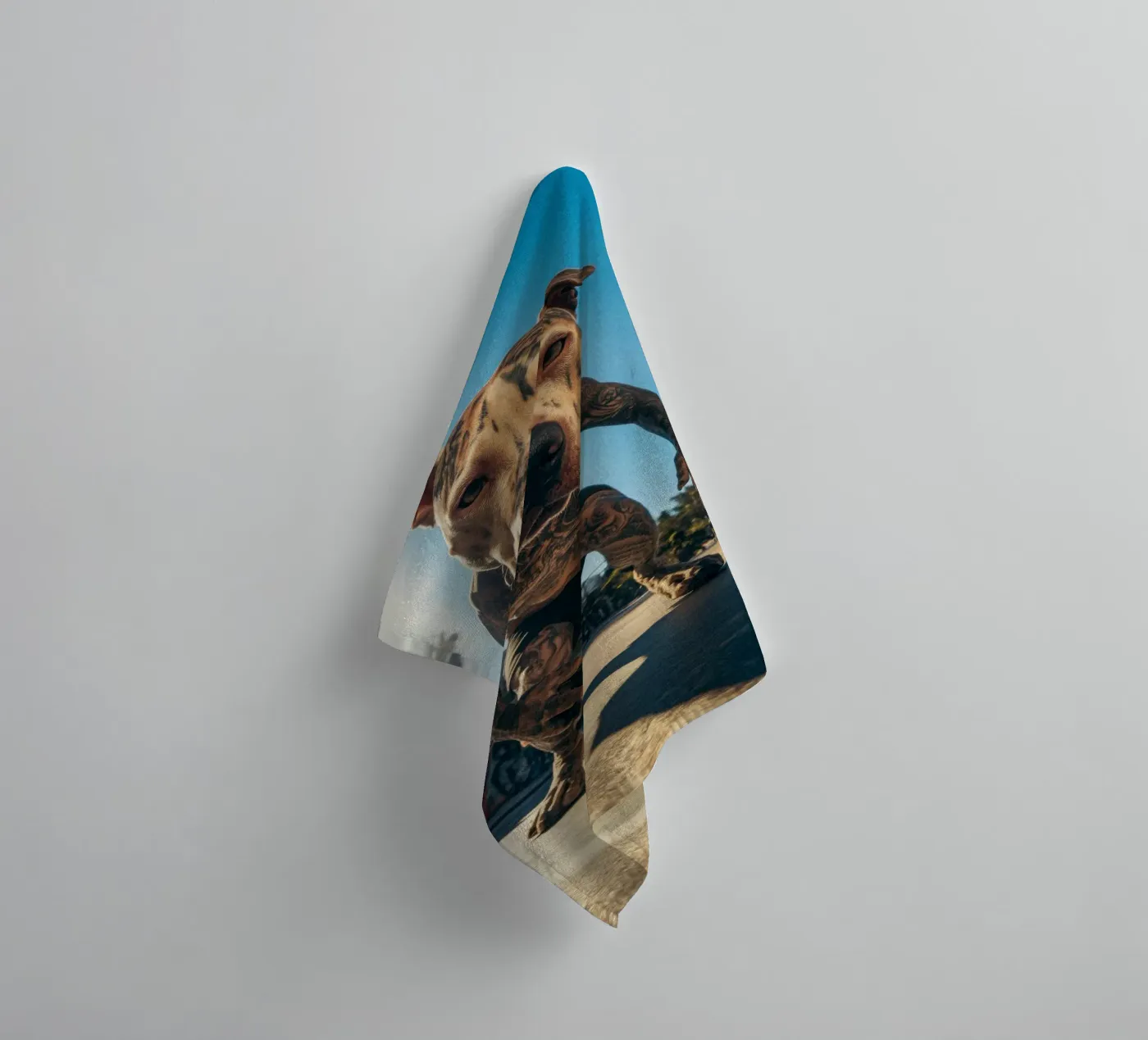 Blaze towel by Affiches Chien Originales – Dogland