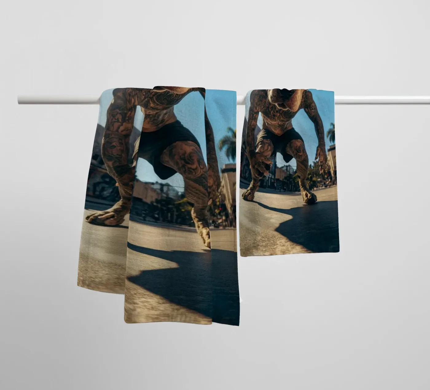 Blaze towel by Affiches Chien Originales – Dogland