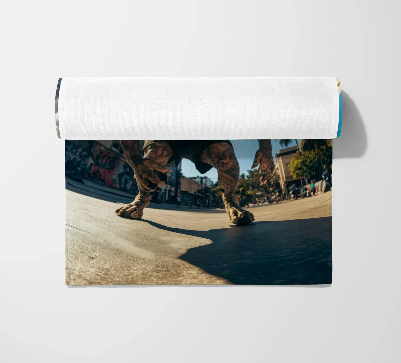 Blaze beach towel by Affiches Chien Originales – Dogland