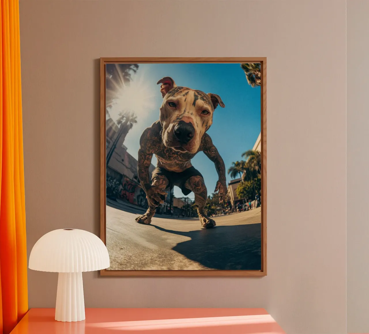 Blaze forex plate by Affiches Chien Originales – Dogland