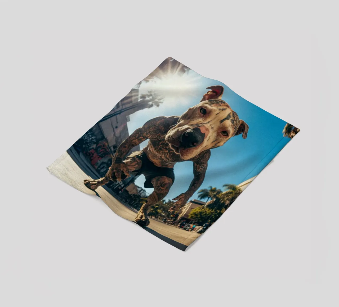 Blaze Fleecedecke von Affiches Chien Originales – Dogland