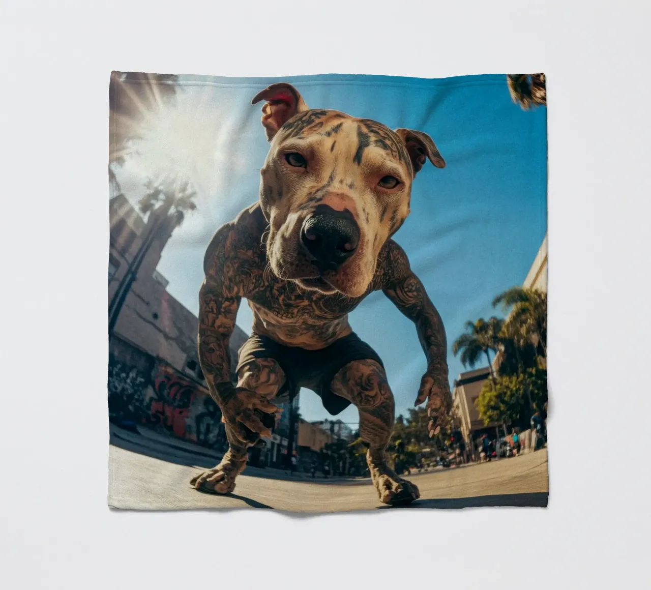 Blaze Fleecedecke von Affiches Chien Originales – Dogland