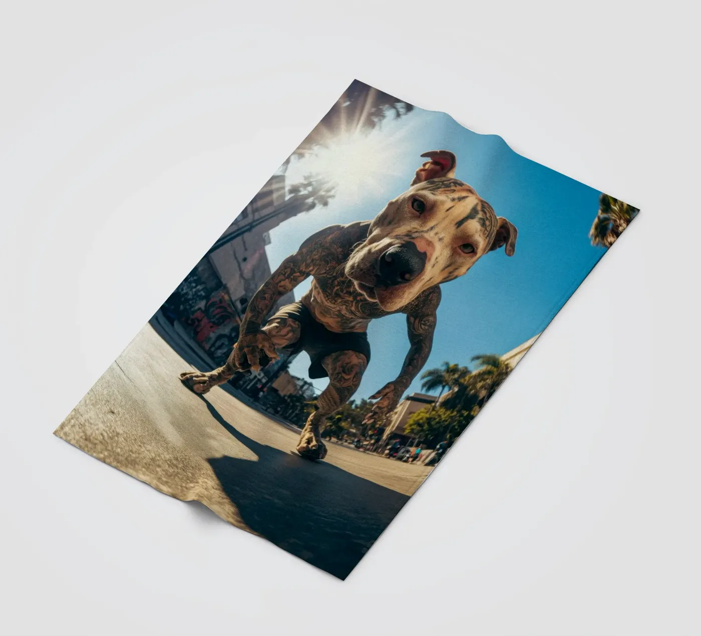 Blaze Fleecedecke von Affiches Chien Originales – Dogland