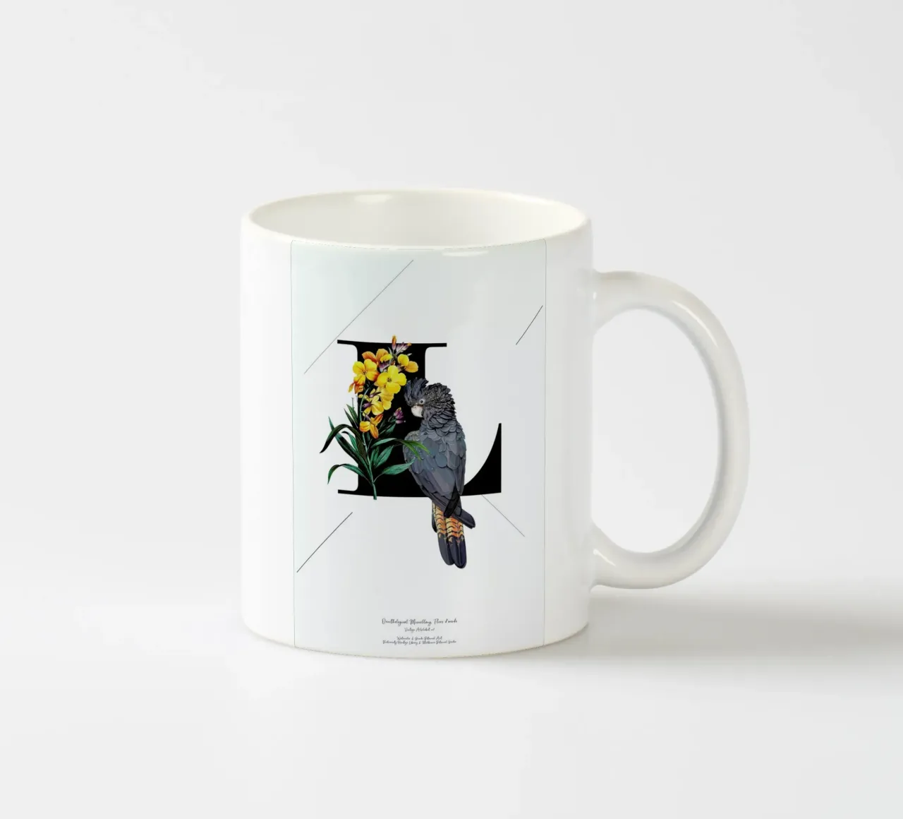 Botanical Alphabet - L tazza in ceramica da Froilein Juno