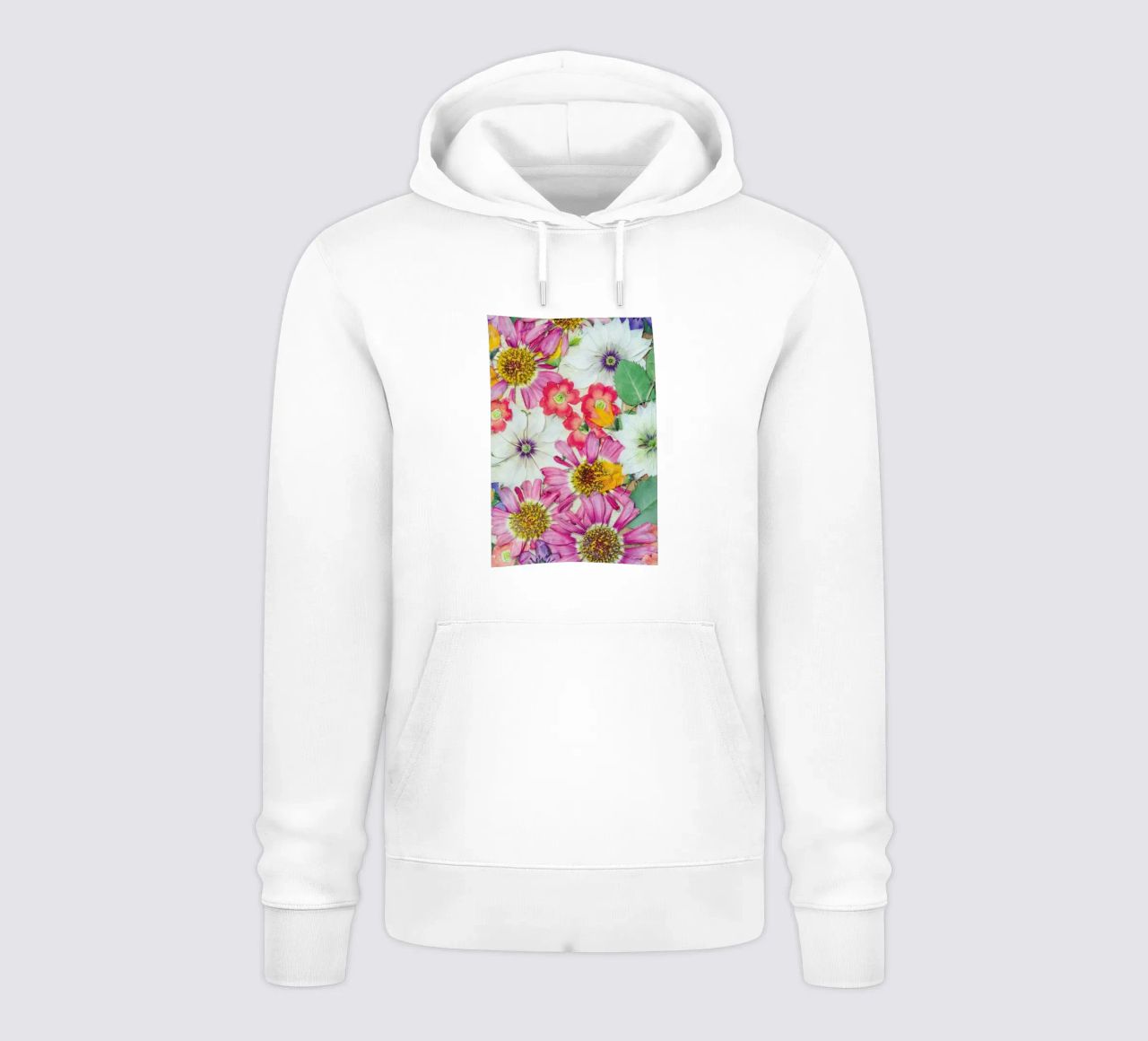 Fragile Flowers felpa con cappuccio da Curious Collections by Marielle Leenders