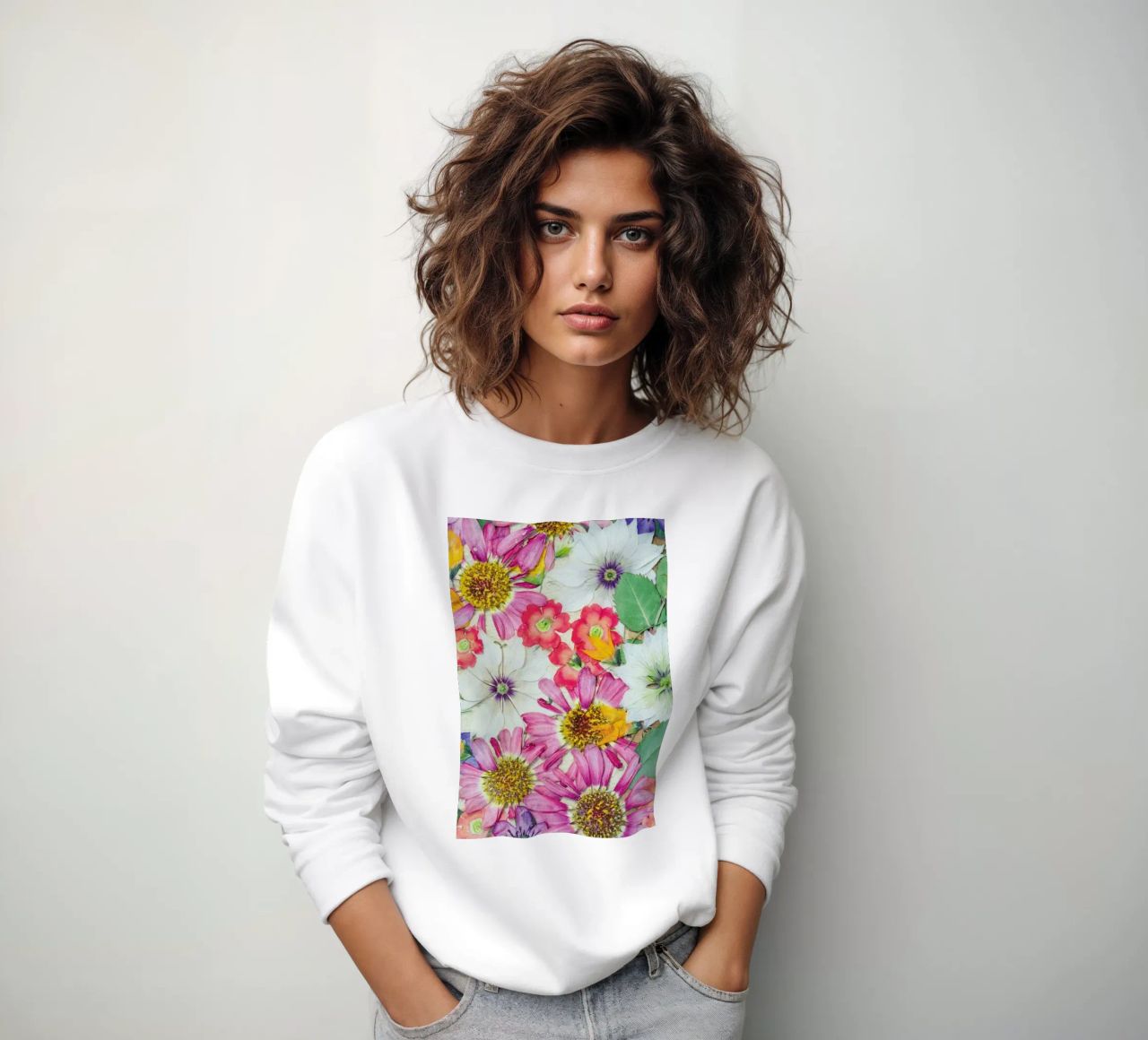 Fragile Flowers felpa da Curious Collections by Marielle Leenders
