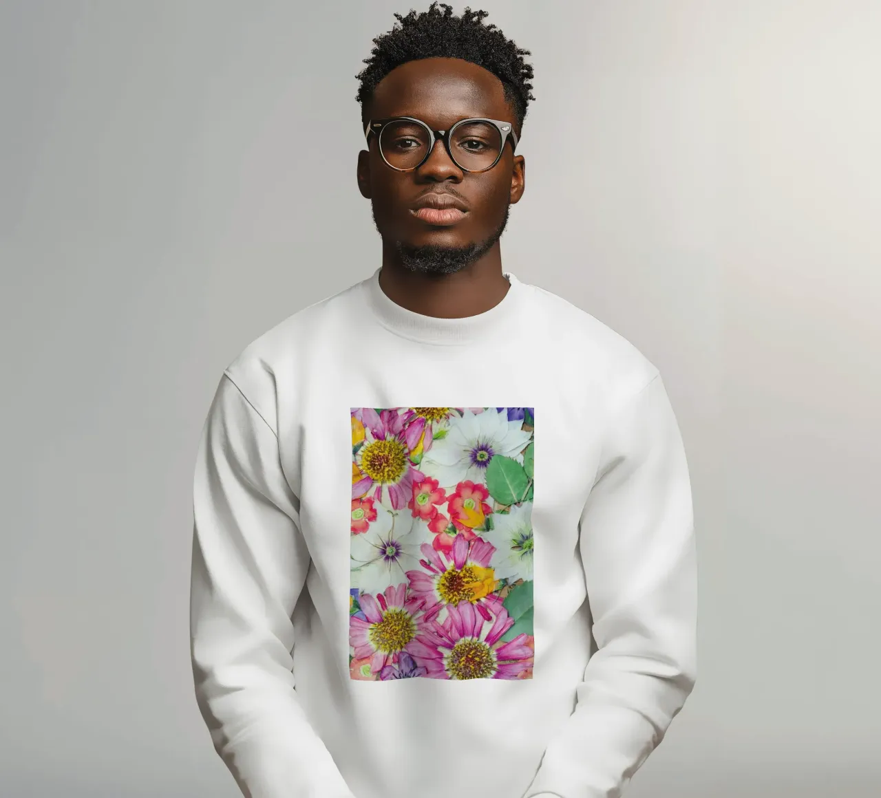 Fragile Flowers Sweatshirt von Curious Collections by Marielle Leenders