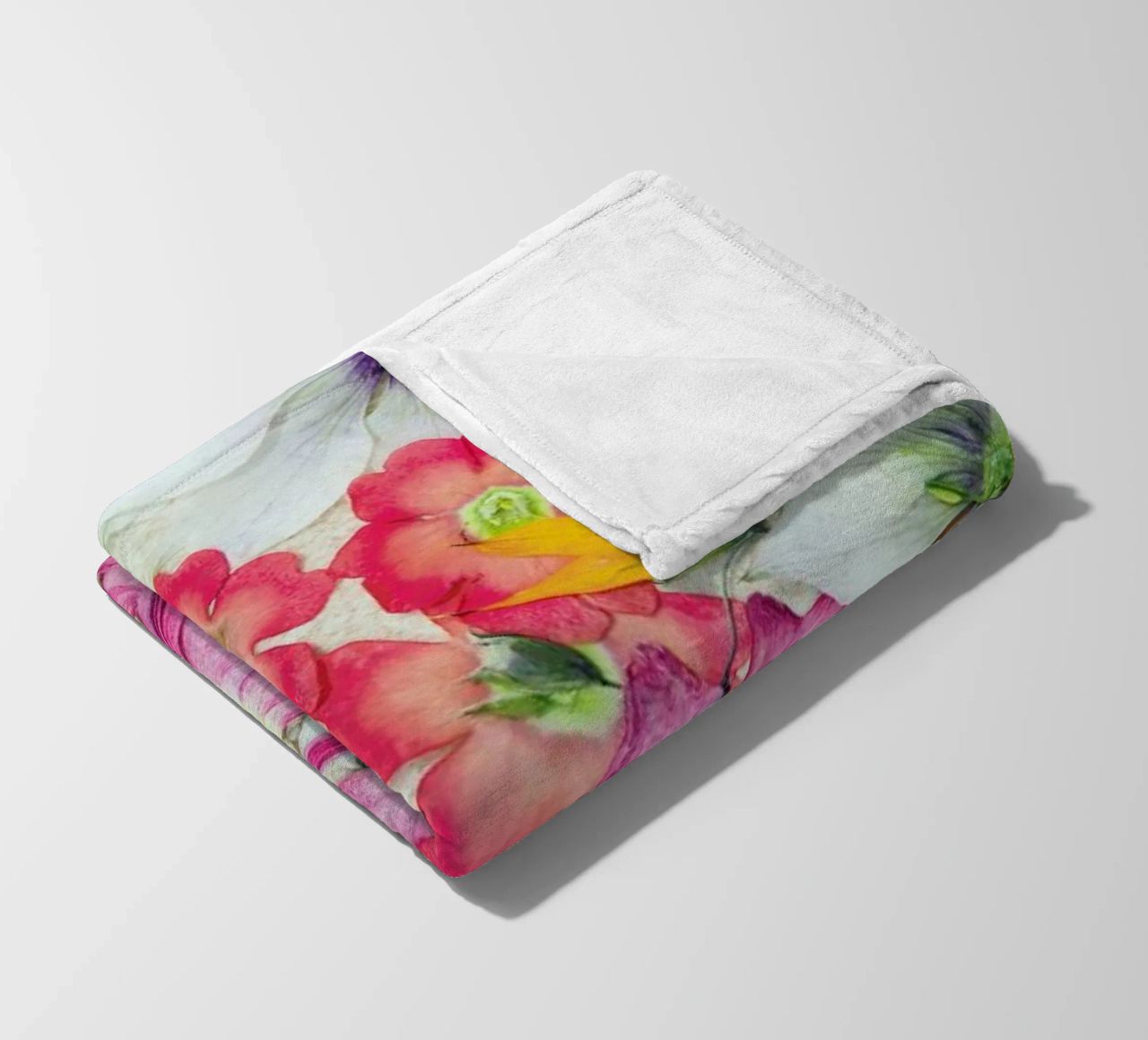 Fragile Flowers coperta in pile da Curious Collections by Marielle Leenders
