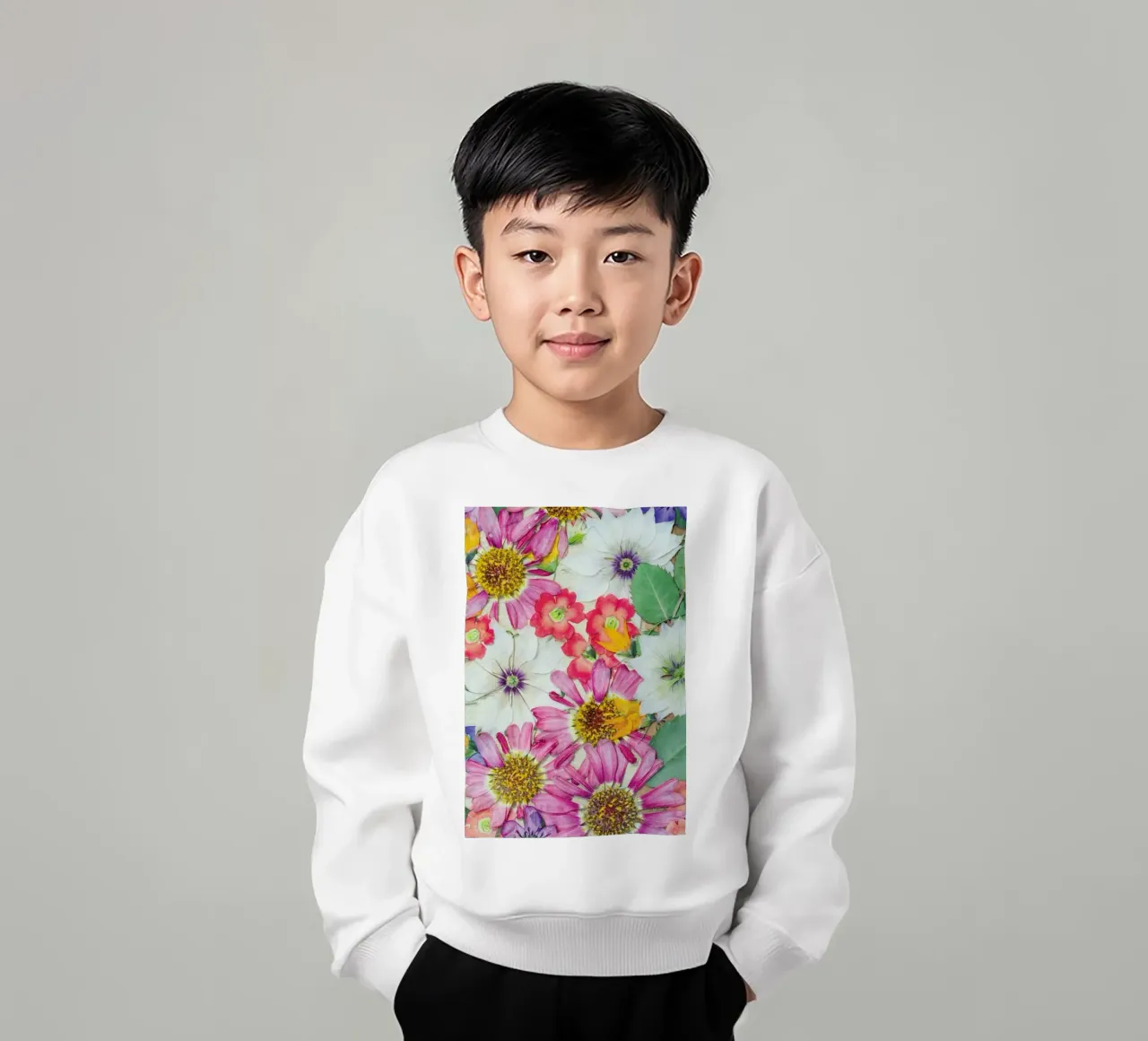 Fragile Flowers felpa bambino da Curious Collections by Marielle Leenders