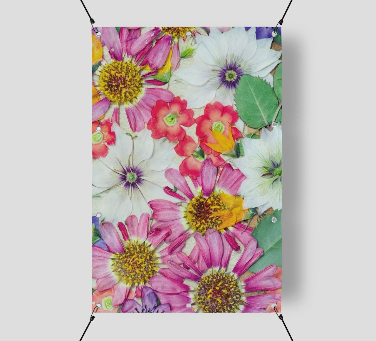 Fragile Flowers telo in pvc da Curious Collections by Marielle Leenders