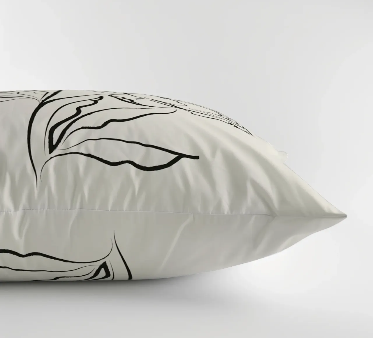 Harmonic Lines No 81 decorative cushion by treechild