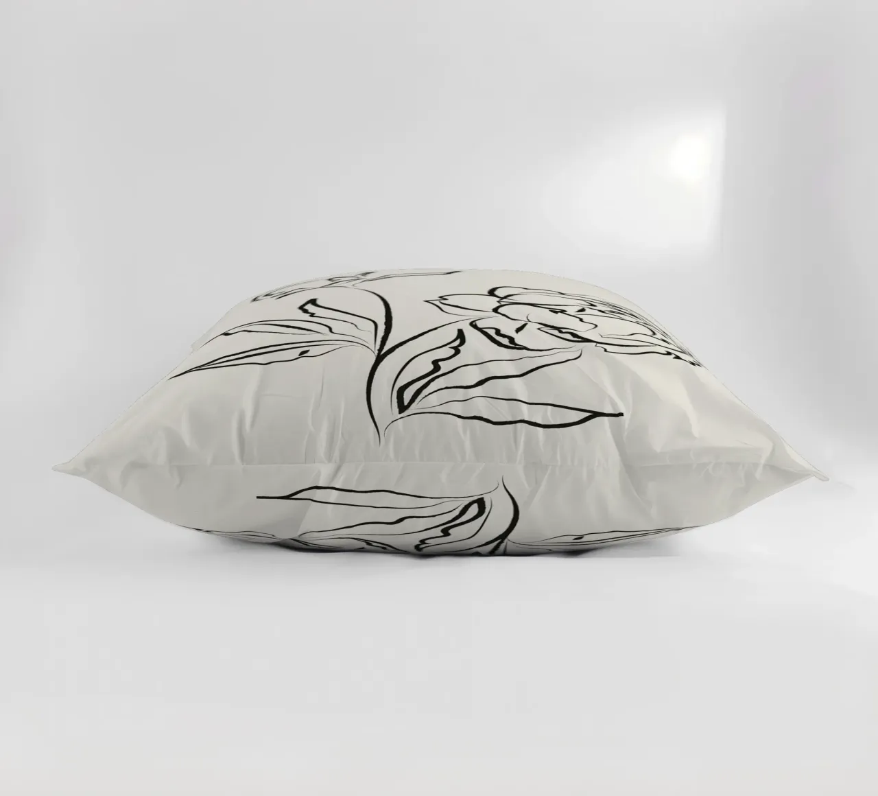 Harmonic Lines No 81 decorative cushion by treechild