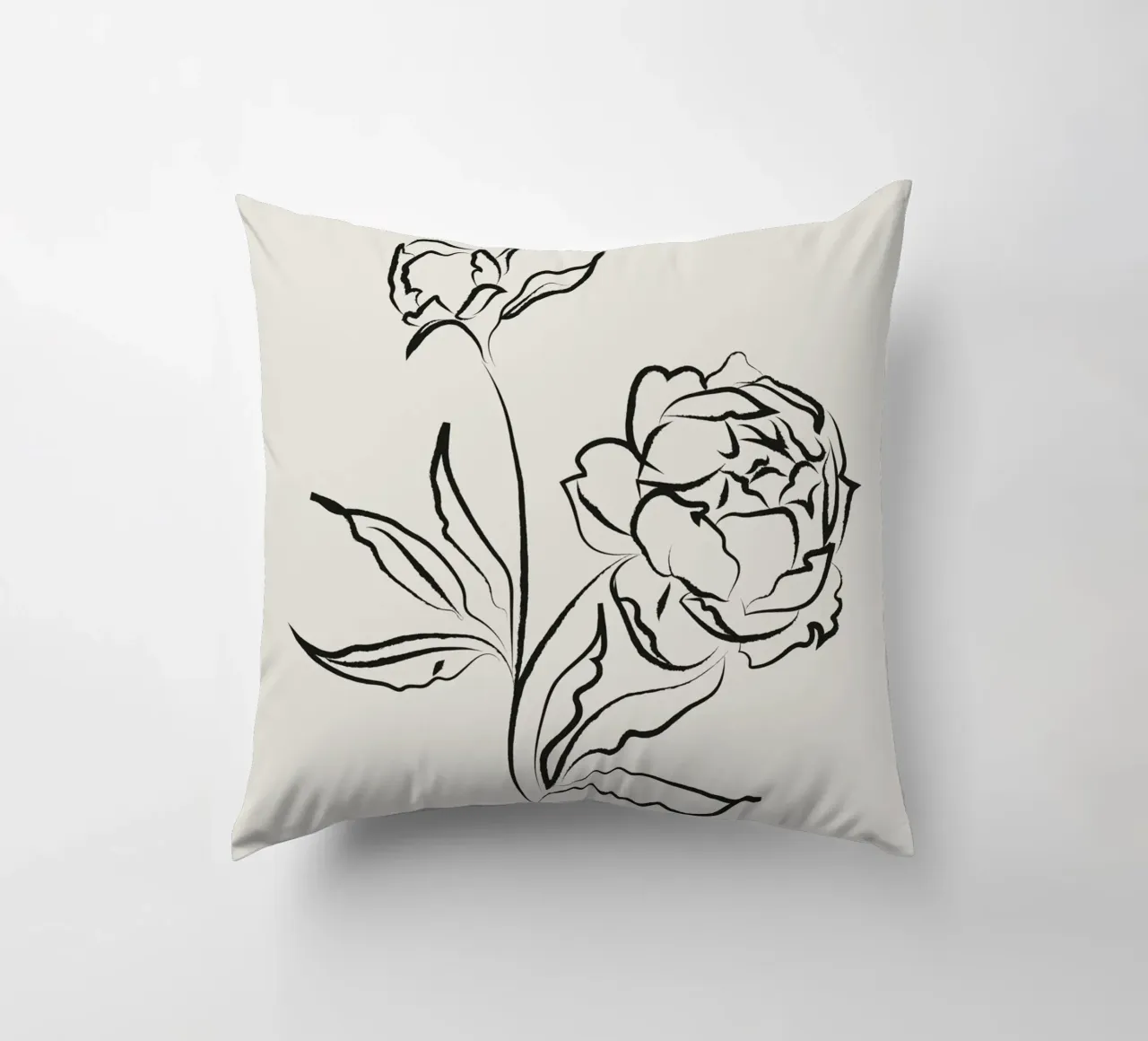 Harmonic Lines No 81 decorative cushion by treechild