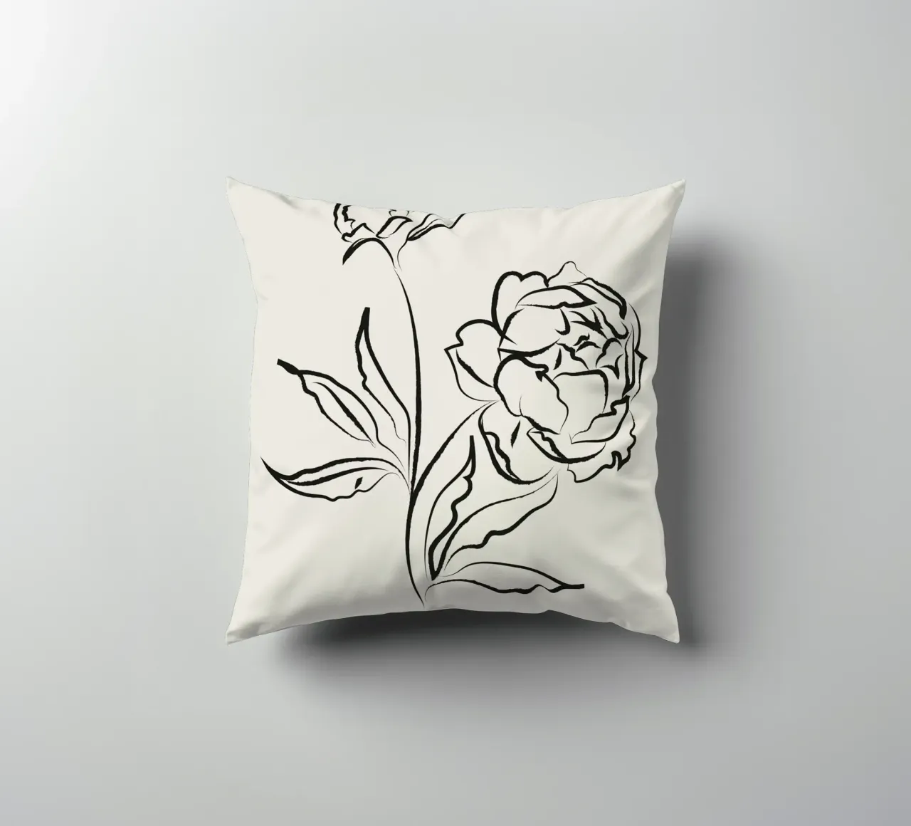 Harmonic Lines No 81 decorative cushion by treechild