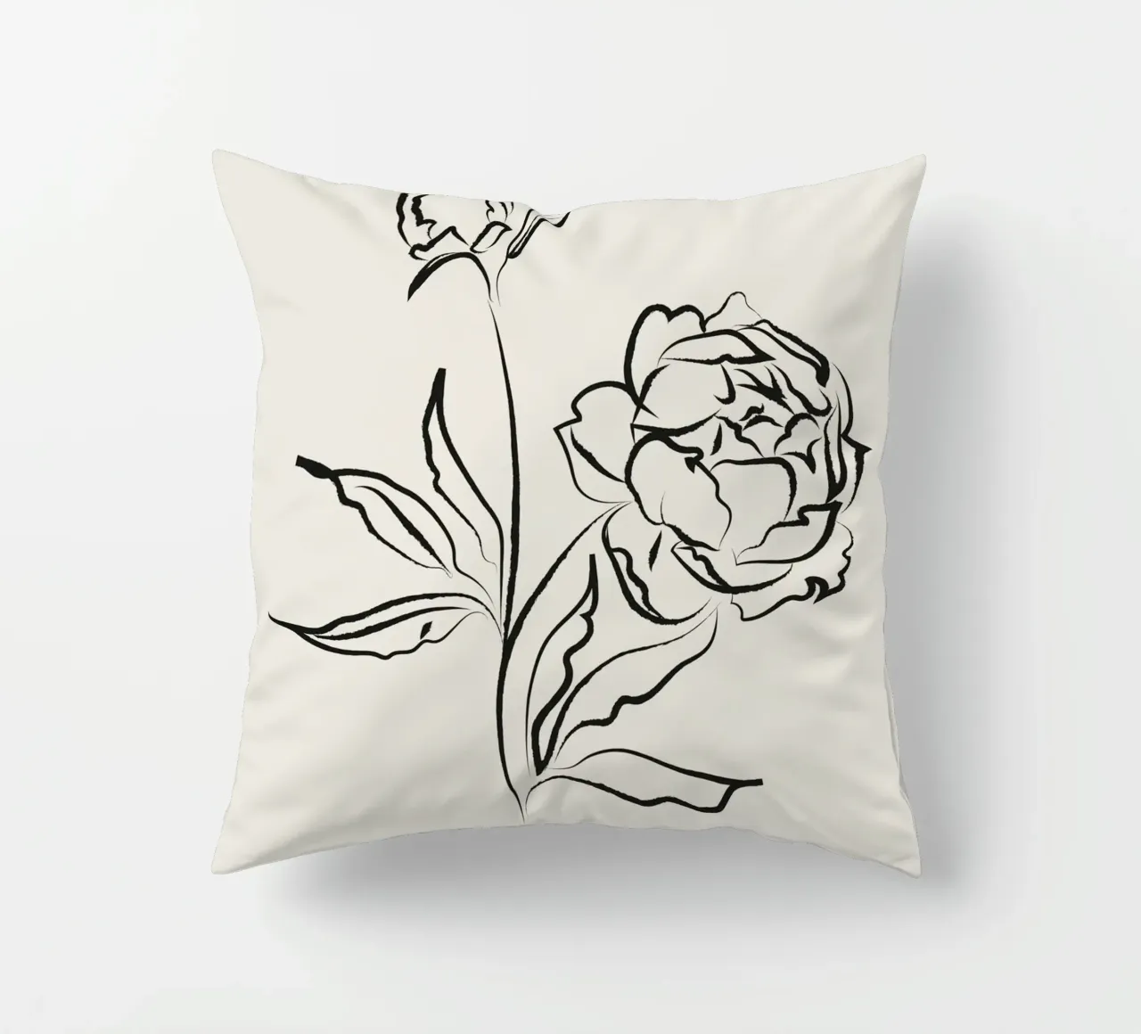 Harmonic Lines No 81 decorative cushion by treechild