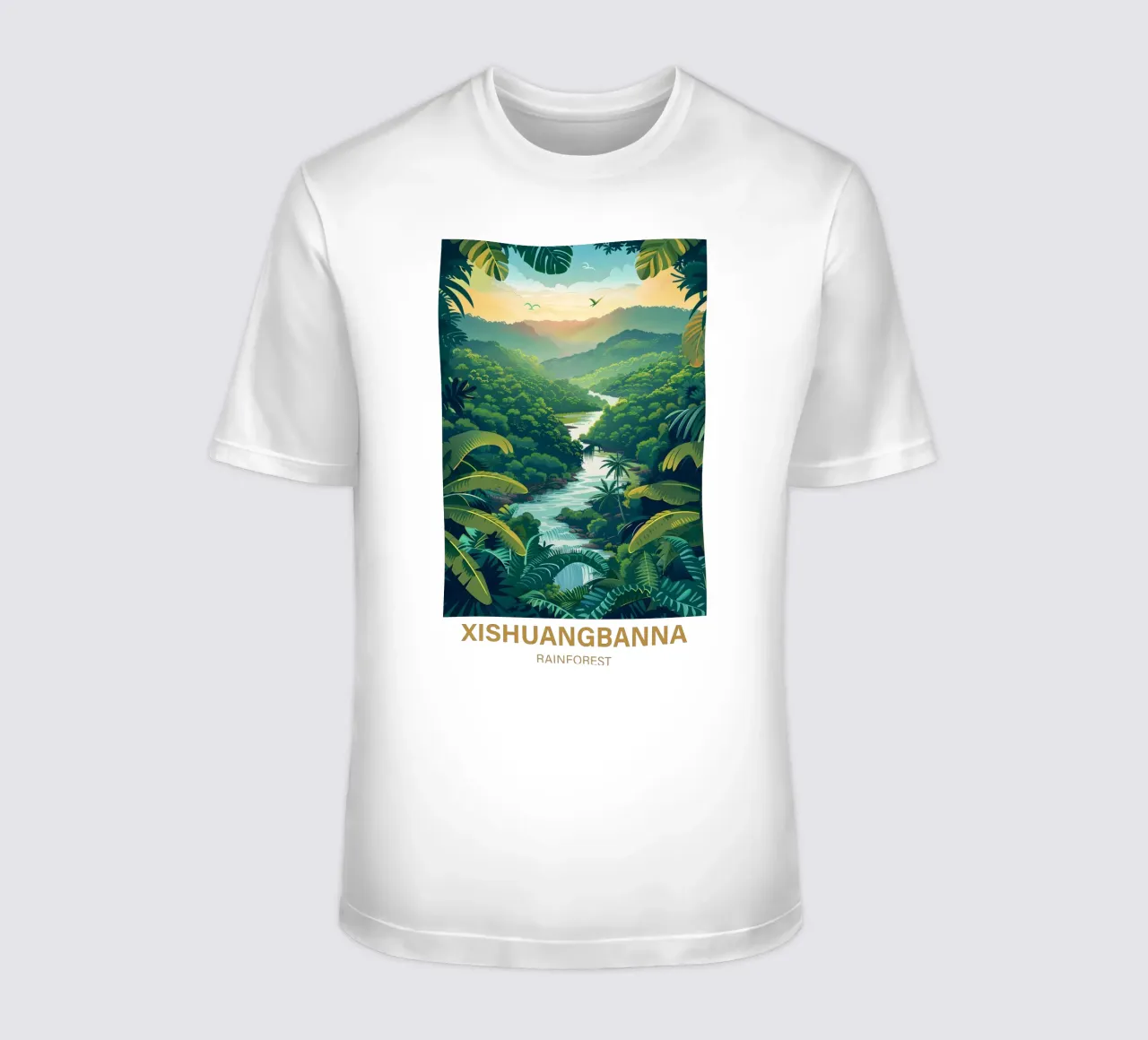 Xishuangbanna Rainforest t-shirt by Wanderlust Vibes