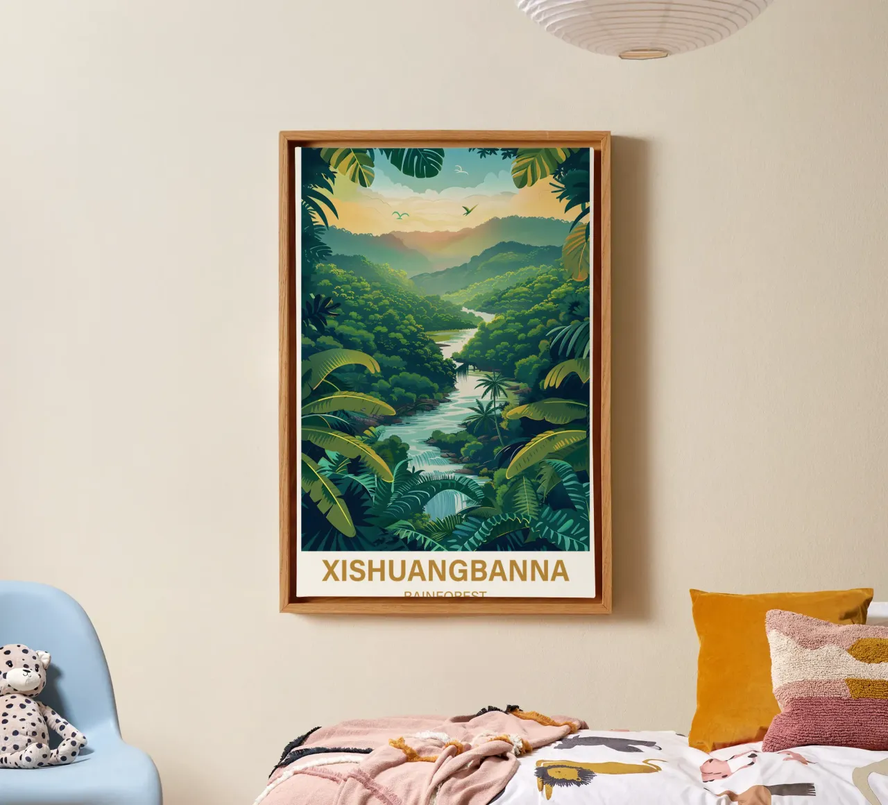 Xishuangbanna Rainforest canvas by Wanderlust Vibes