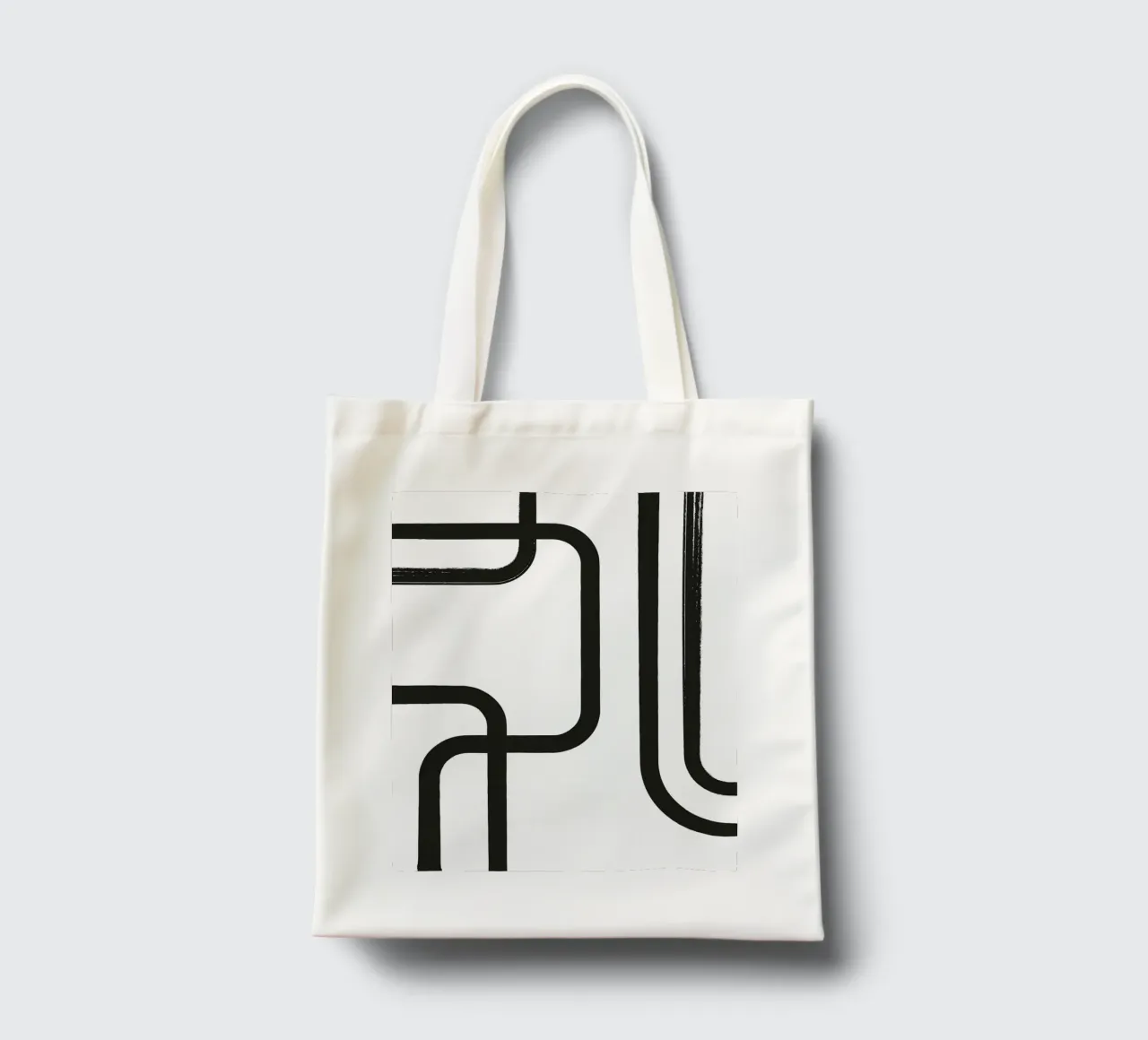Harmonic Lines No 84 borsa in juta da treechild
