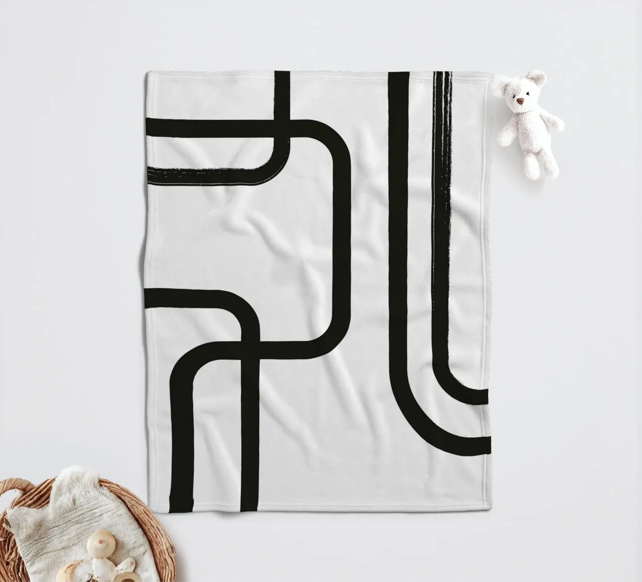 Harmonic Lines No 84 coperta in pile da treechild