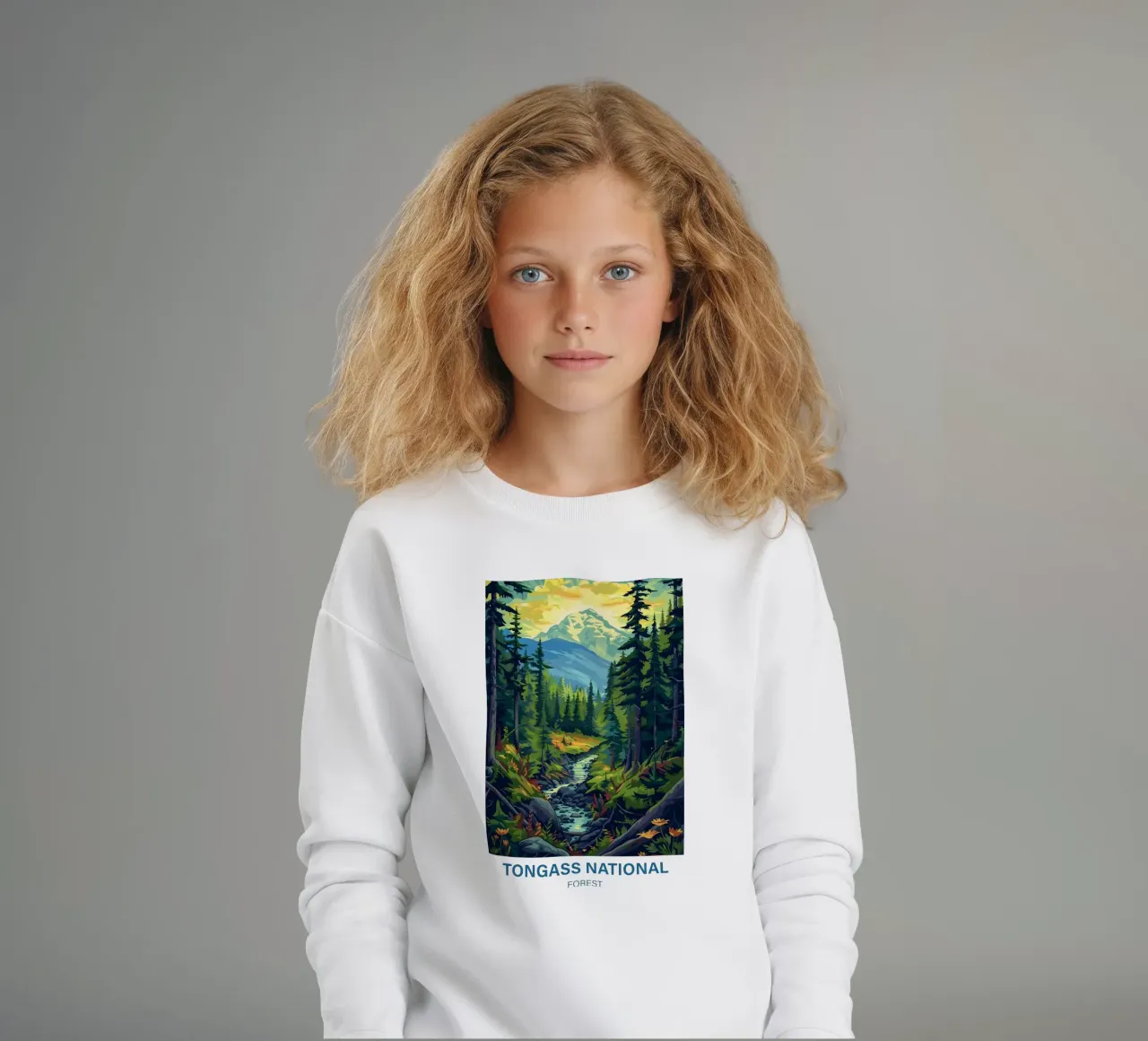 Foresta nazionale di Tongass felpa bambino da Wanderlust Vibes