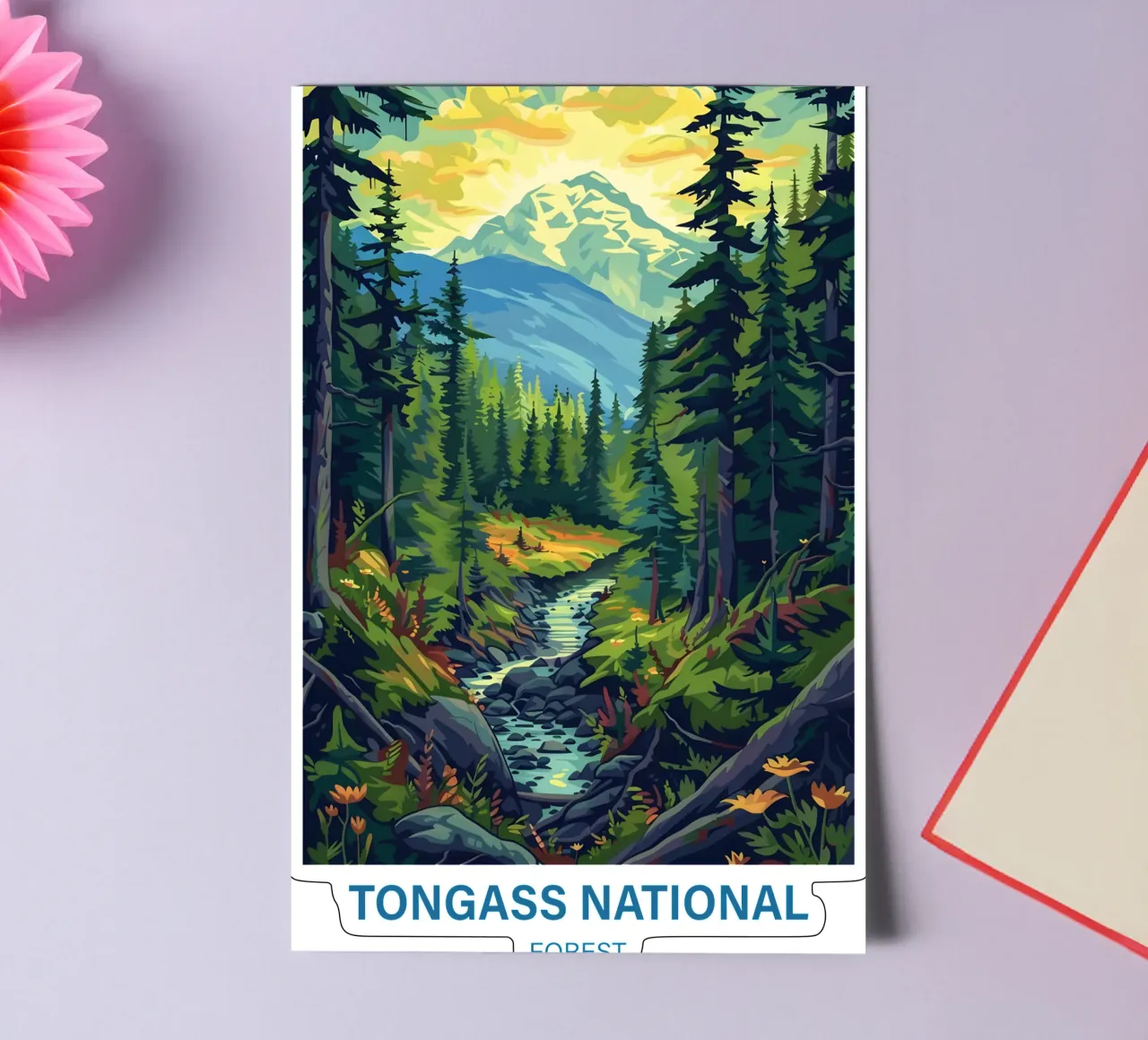 Tongass National Forest sticker sheet by Wanderlust Vibes
