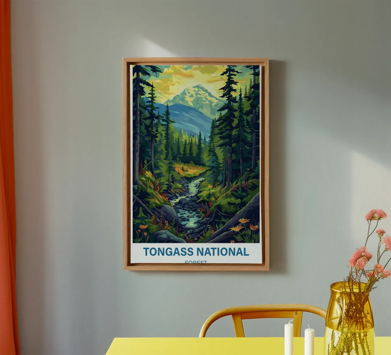 Tongass National Forest canvas by Wanderlust Vibes