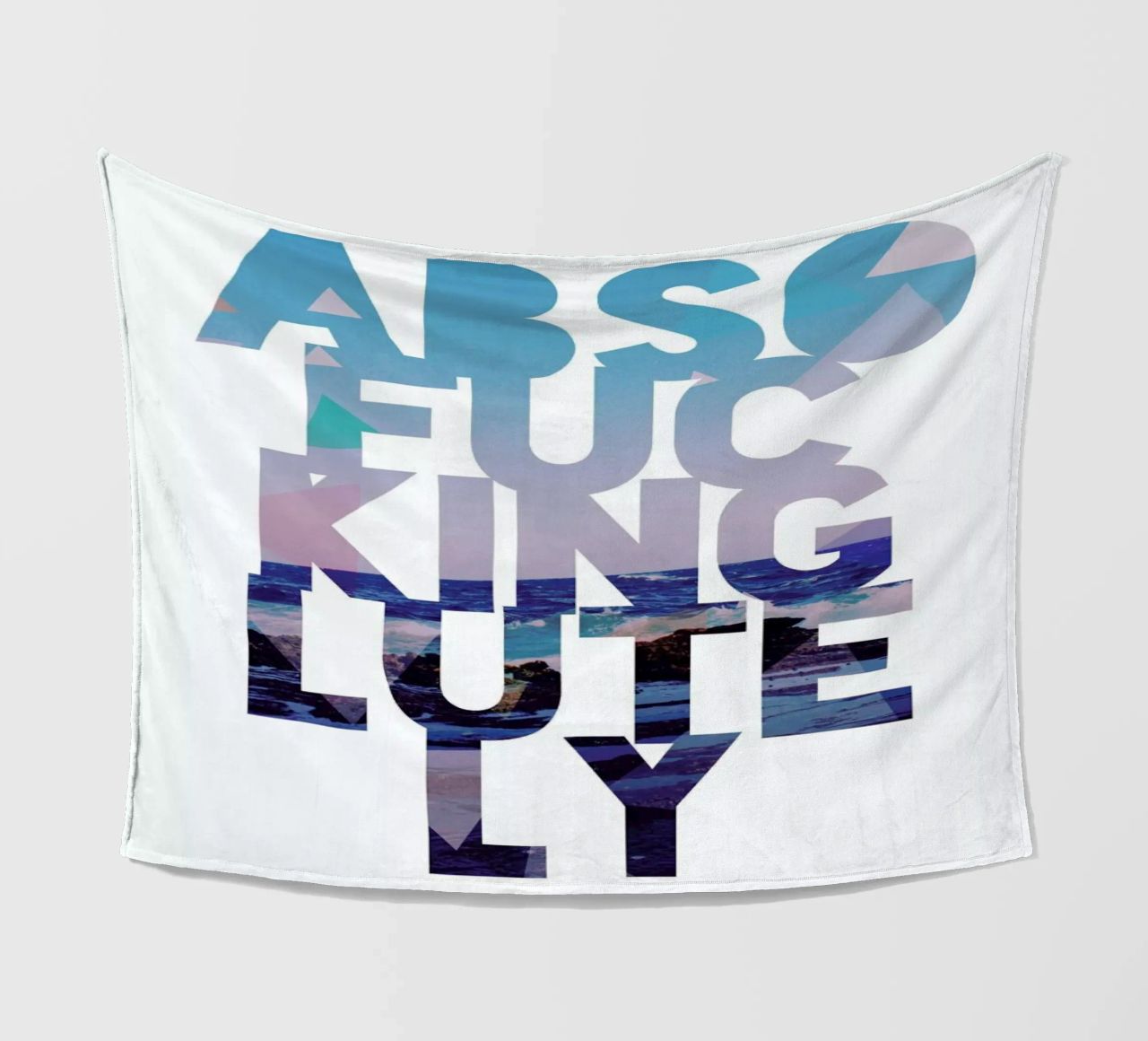 Abso...lutely! II coperta in pile da Leah Flores