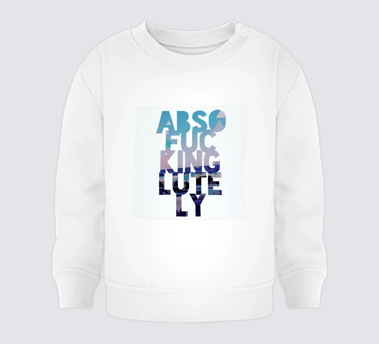 Abso...lutely! II baby sweatshirt van Leah Flores
