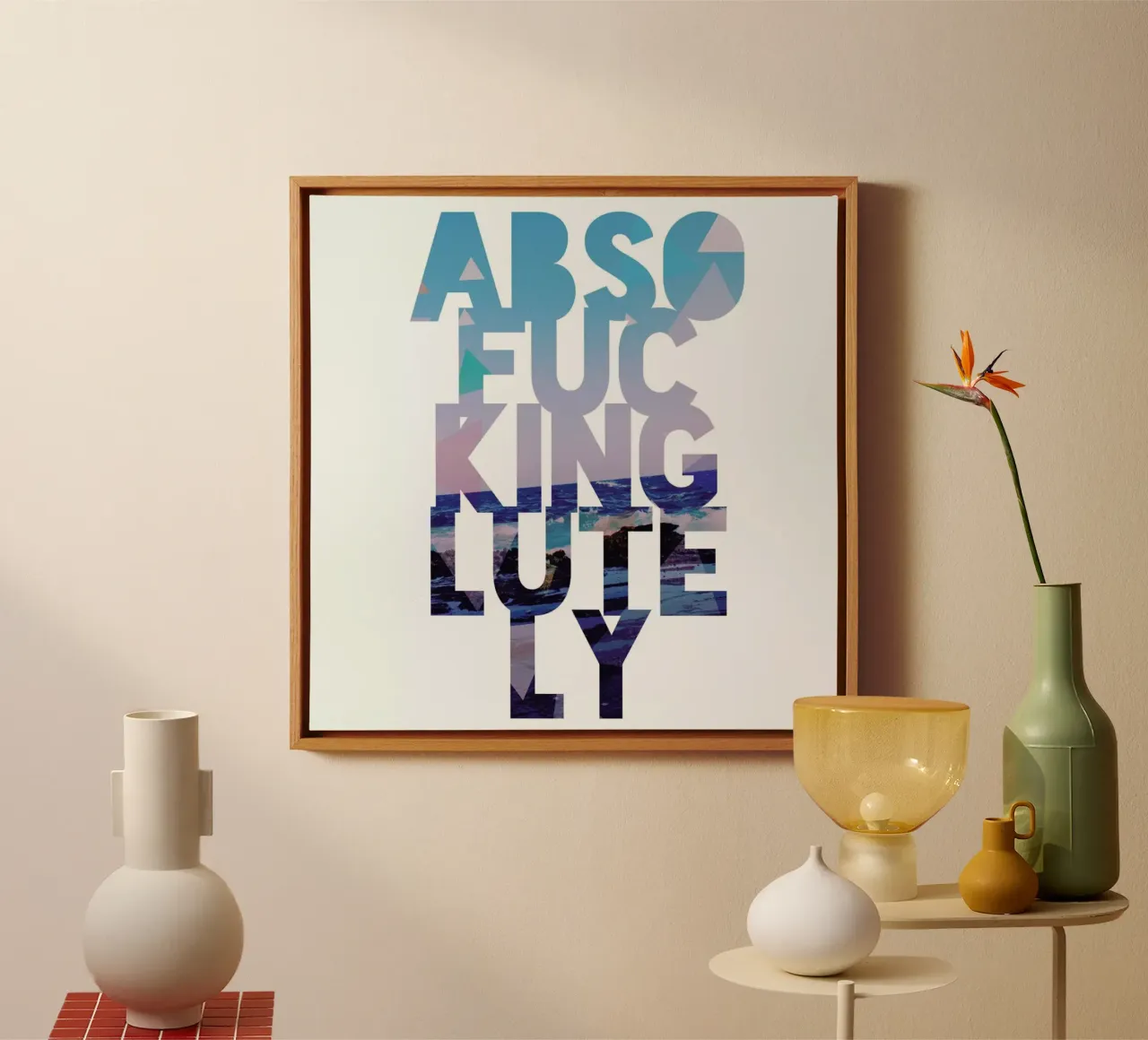 Abso...lutely! II canvas by Leah Flores