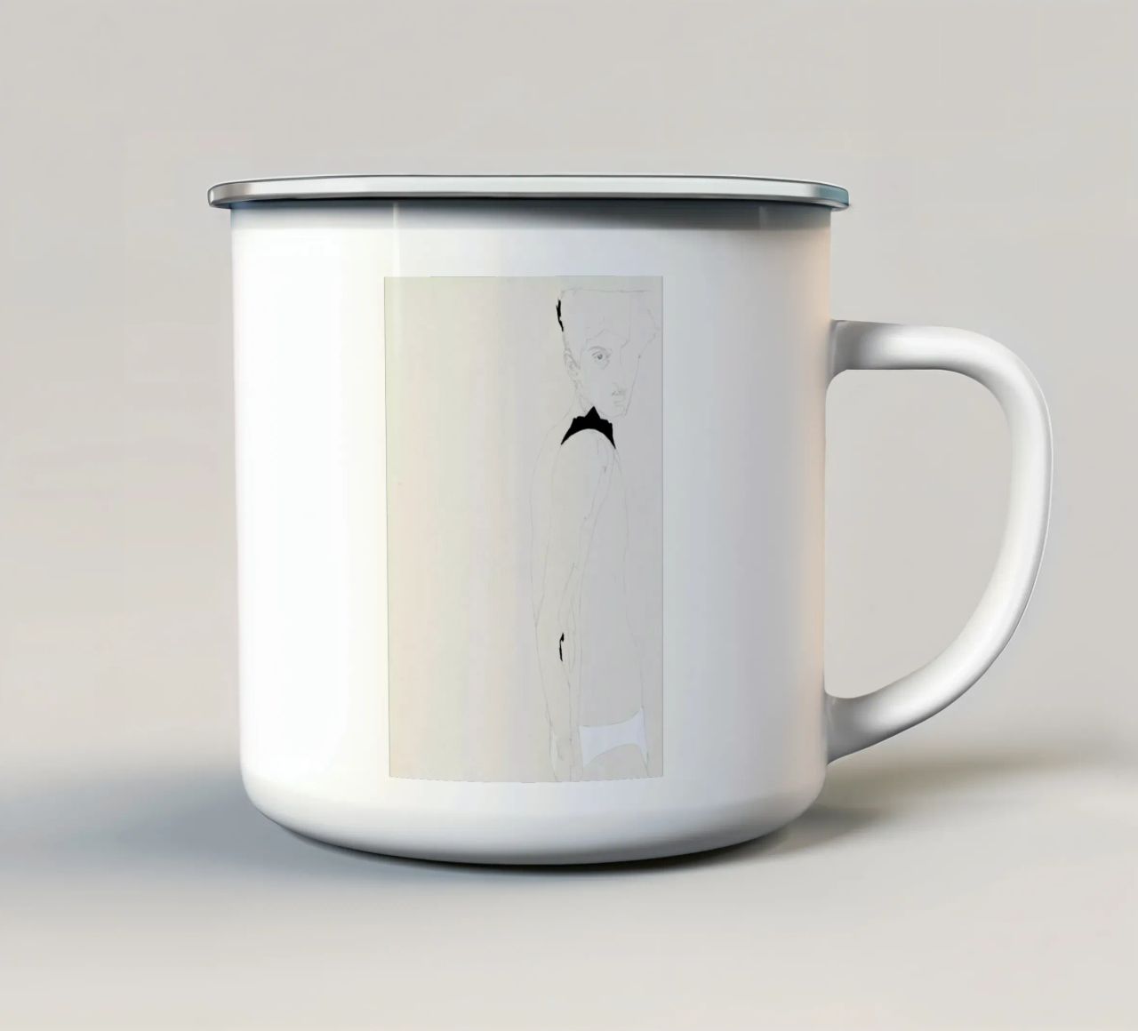 [apˈzɛnt] II tazza in smalto da Julia Danckwerth
