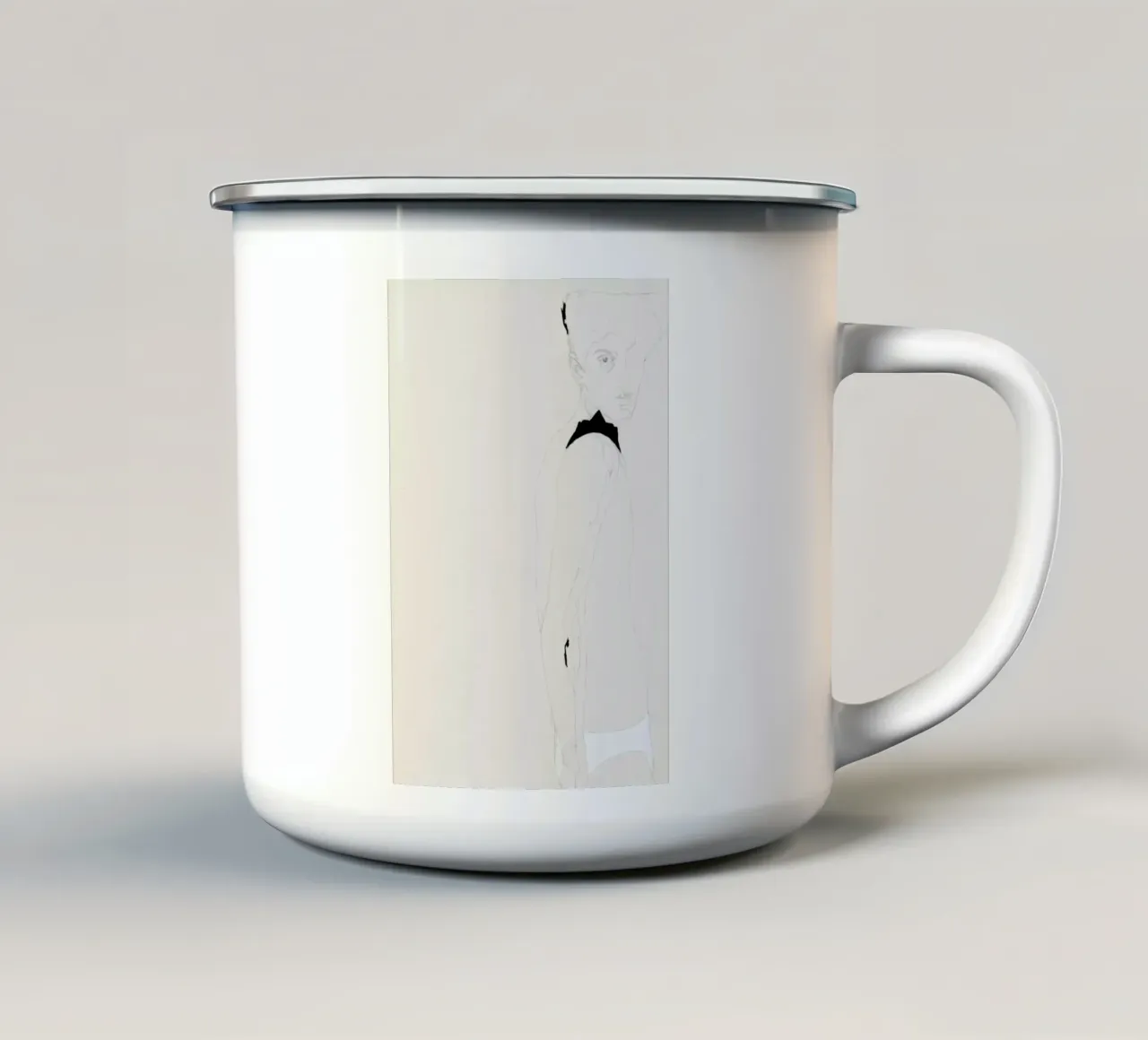 [apˈzɛnt] II taza de esmalte de Julia Danckwerth