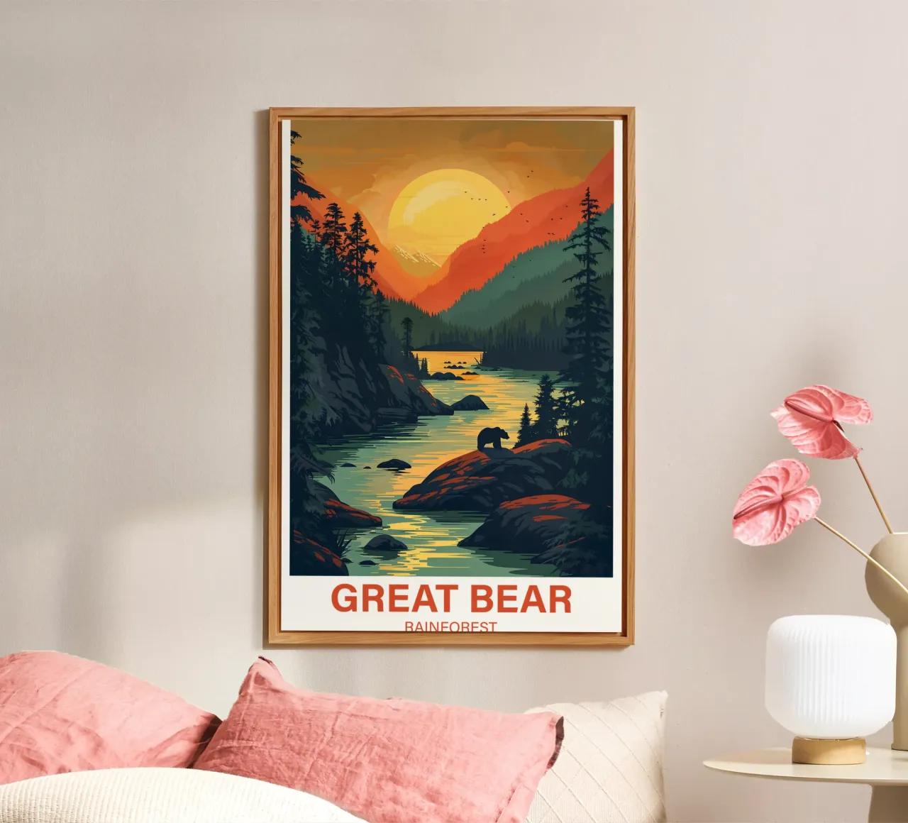 Great Bear Rainforest alu-dibond by Wanderlust Vibes