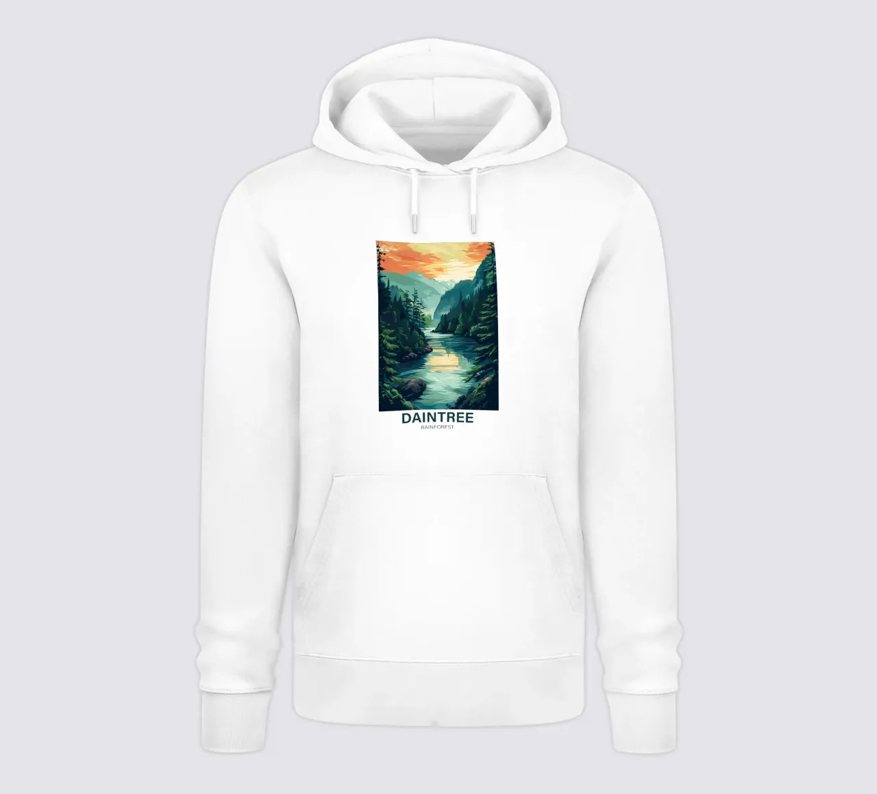Foresta pluviale di Daintree felpa con cappuccio da Wanderlust Vibes