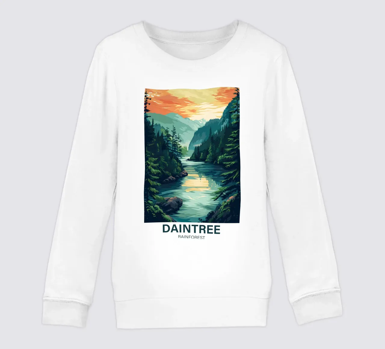 Foresta pluviale di Daintree felpa bambino da Wanderlust Vibes
