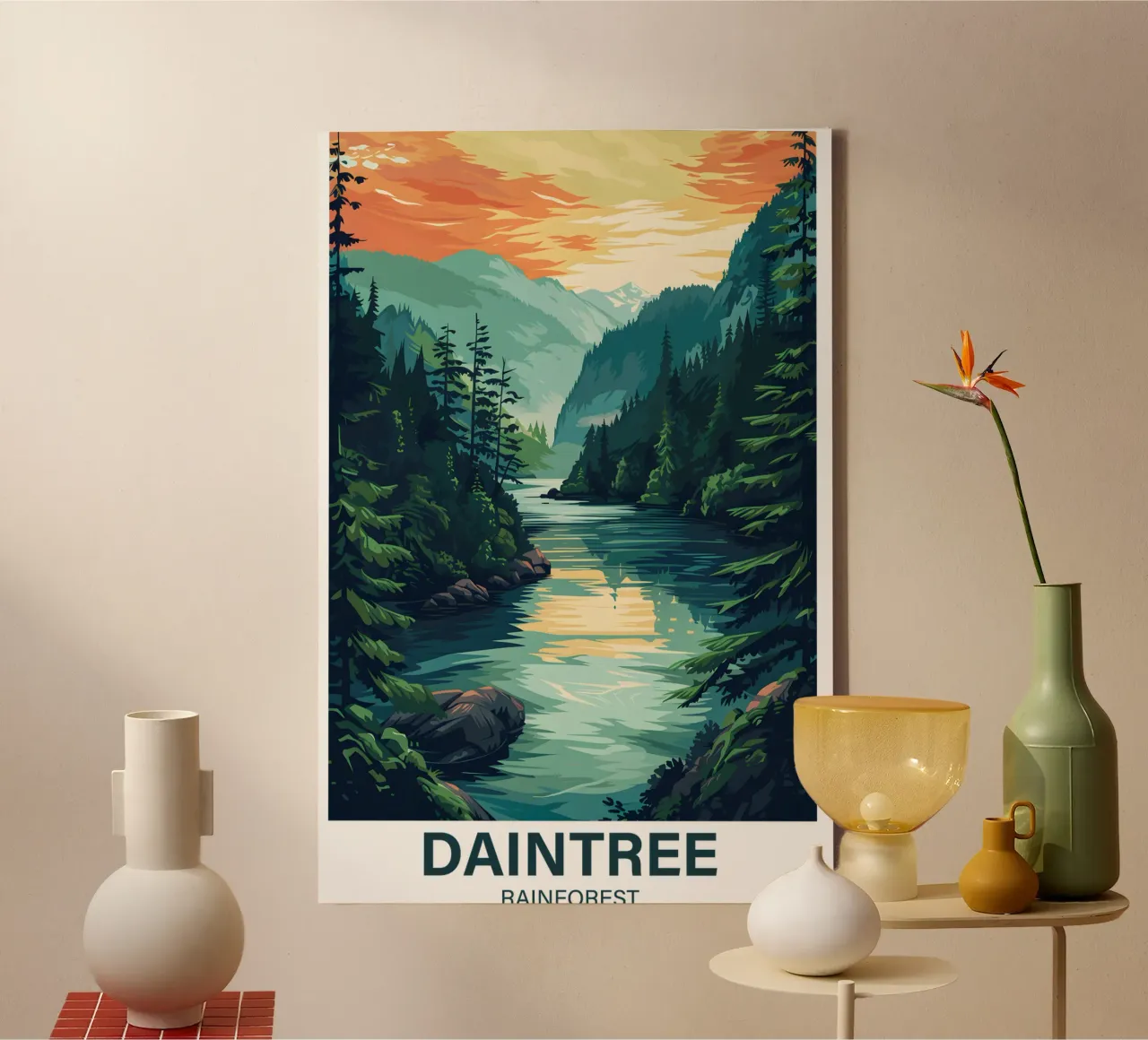 Foresta pluviale di Daintree tela da Wanderlust Vibes