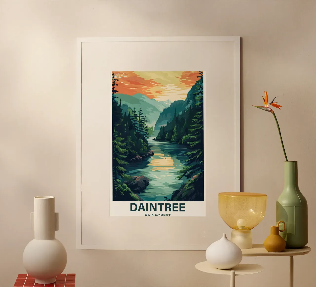 Foresta pluviale di Daintree carta hahnemühle da Wanderlust Vibes