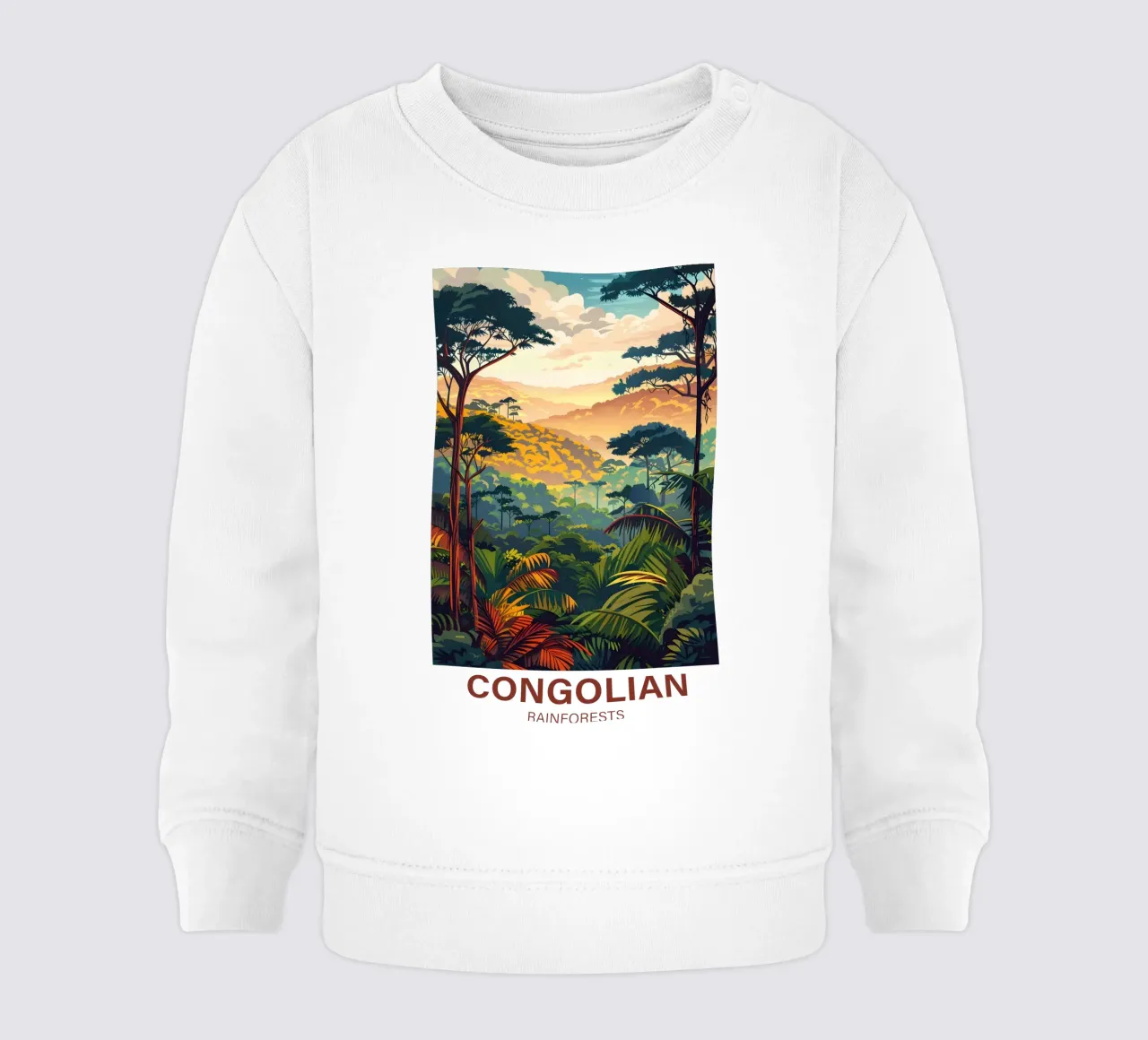 Congolian Rainforests baby sweatshirt by Wanderlust Vibes