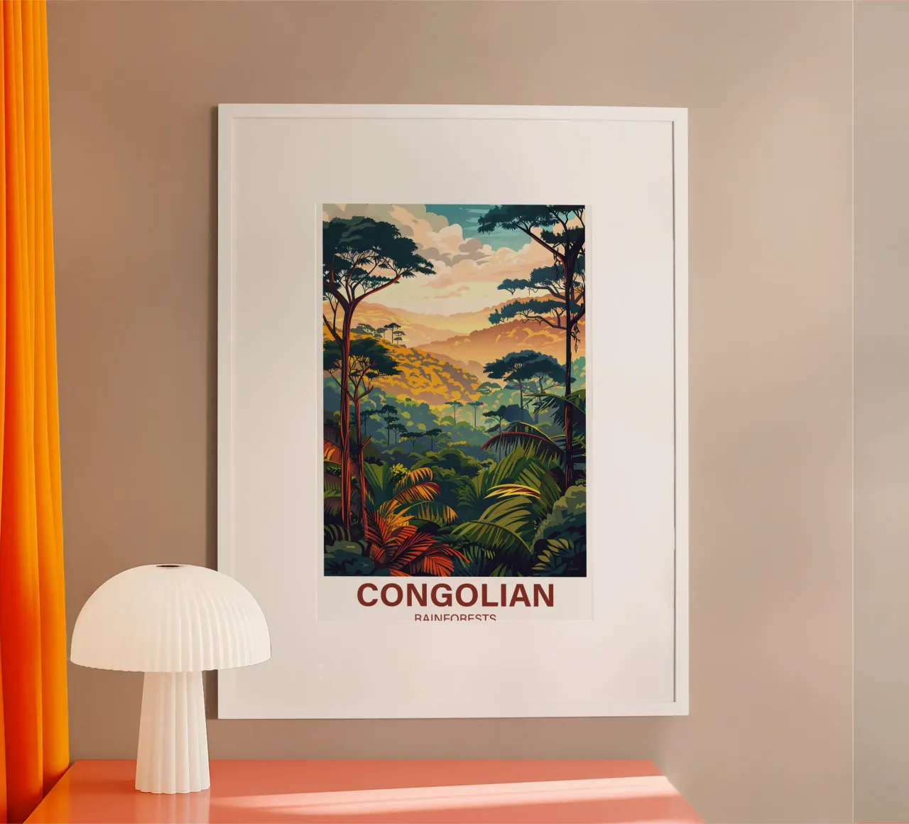 Congolian Rainforests poster by Wanderlust Vibes
