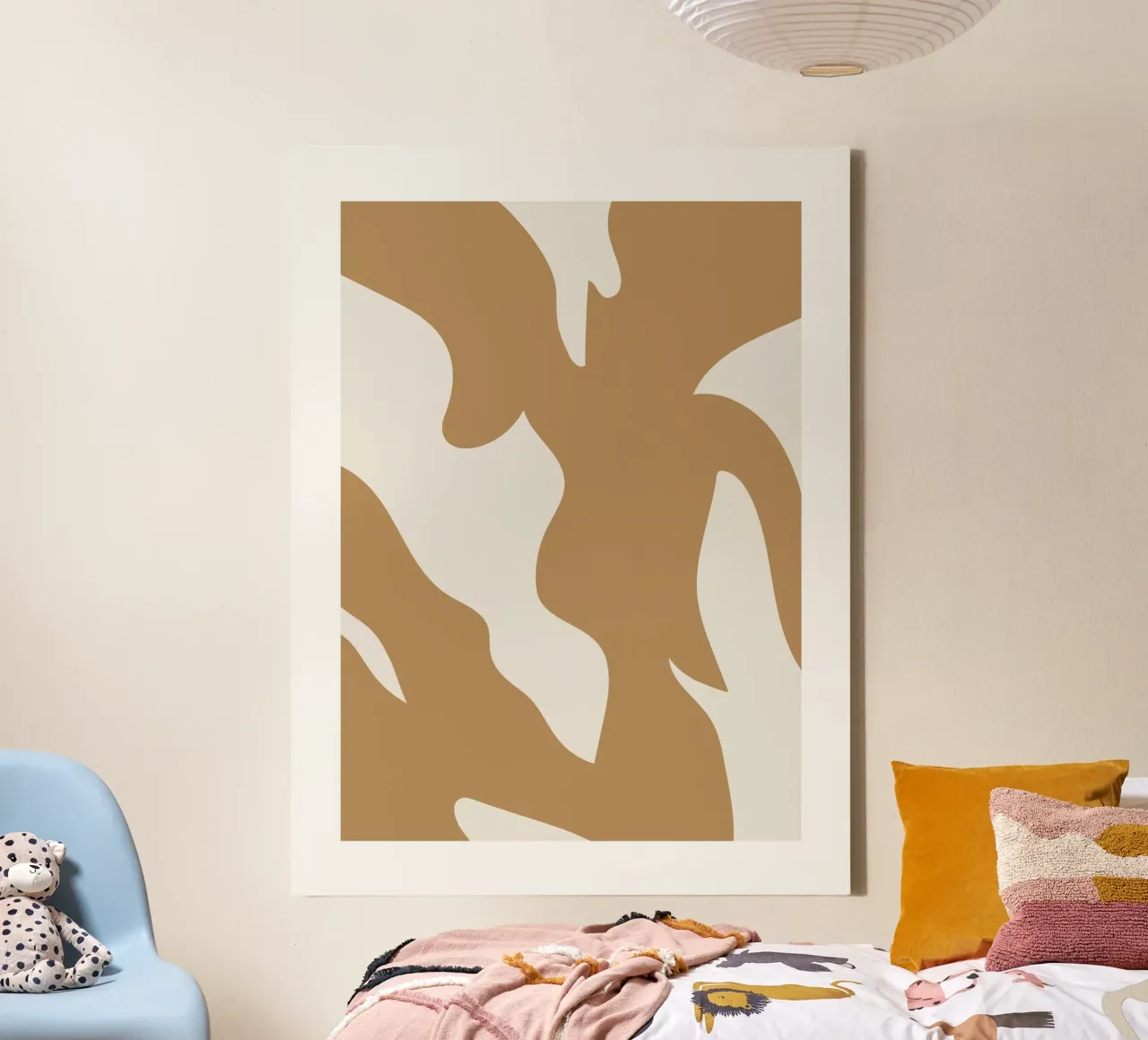 Harmonic Lines No 91 tela con Cornice a cassetta da treechild