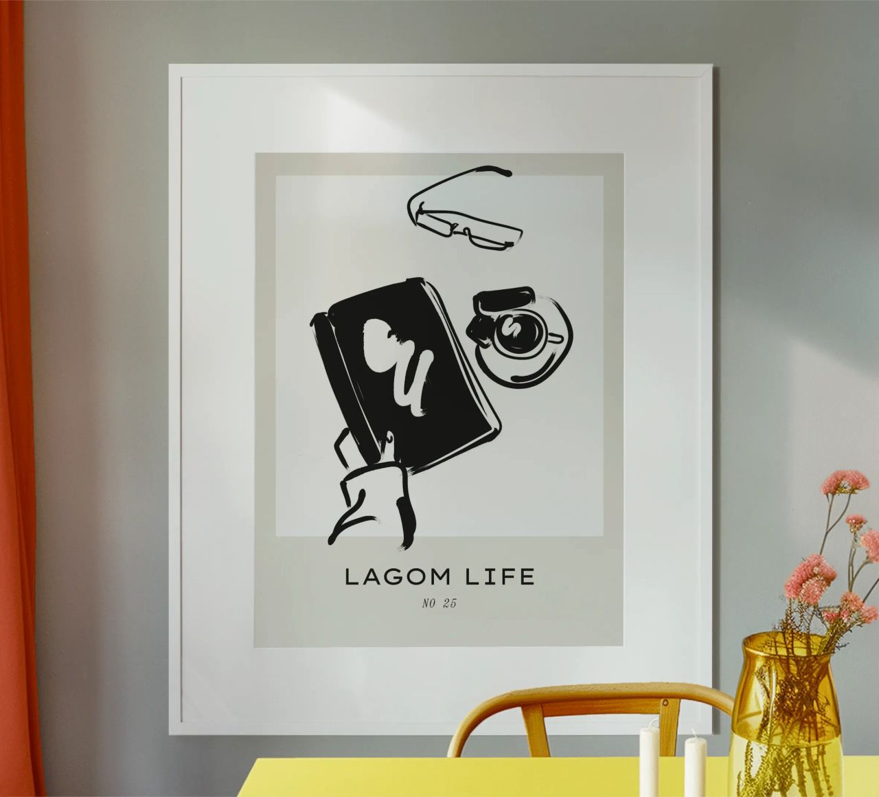 Harmonic Lines No 99 Poster von treechild