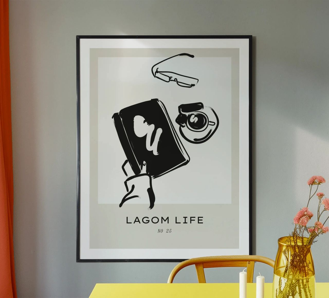 Harmonic Lines No 99 Poster von treechild