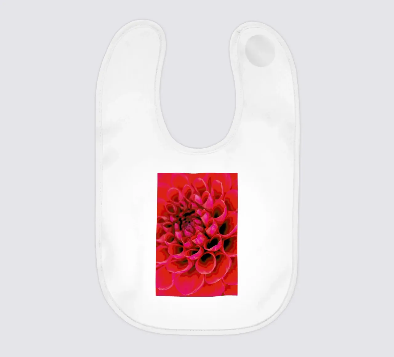 Red Dahlia bavaglino da Curious Collections by Marielle Leenders