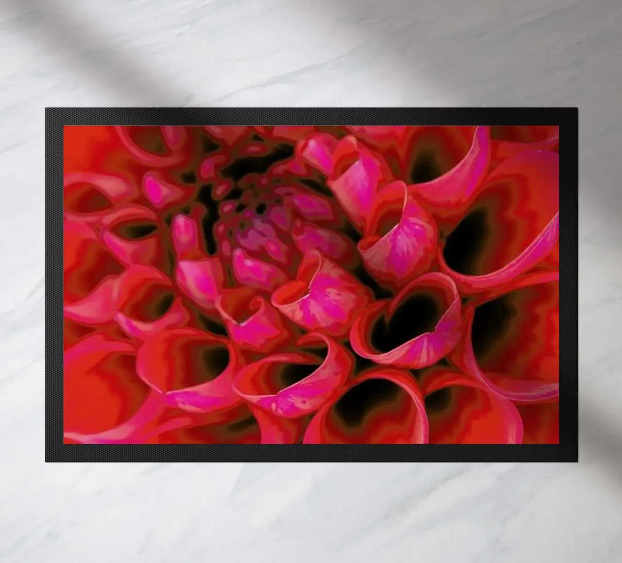Red Dahlia zerbino da Curious Collections by Marielle Leenders