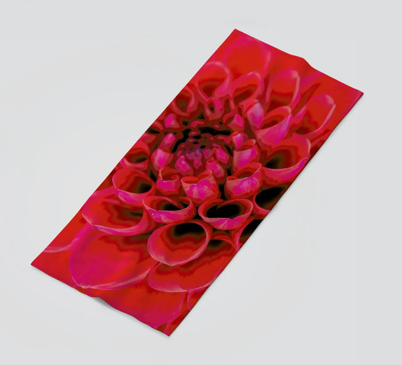 Red Dahlia telo mare da Curious Collections by Marielle Leenders