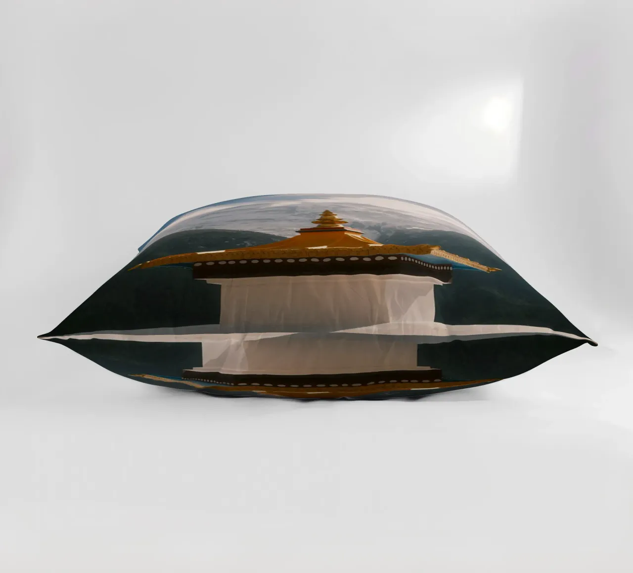 Sacred Himalayan Peaks cuscino da FujiPrints