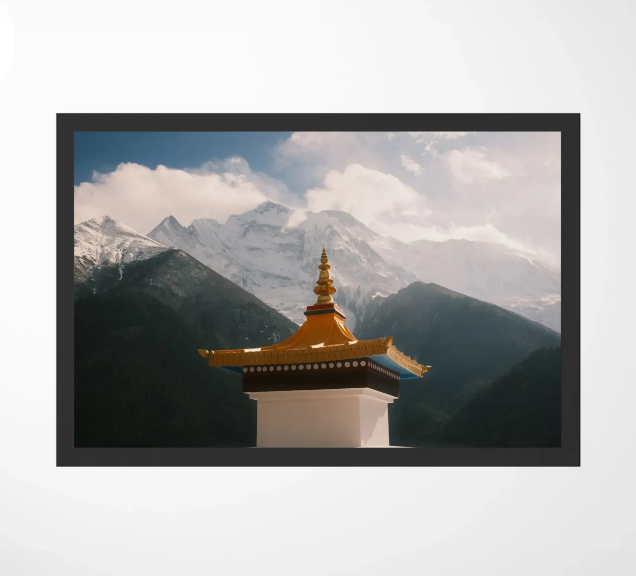 Sacred Himalayan Peaks zerbino da FujiPrints