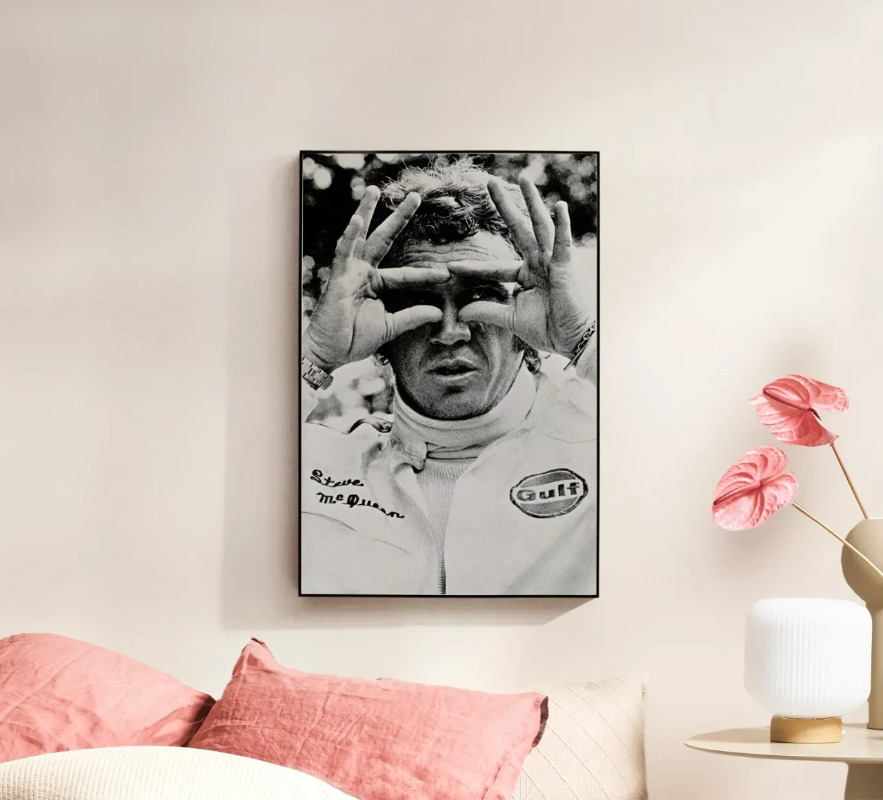 Steve McQueen in Le Mans, 1971 plexiglass da Gallery Print and Art Limited